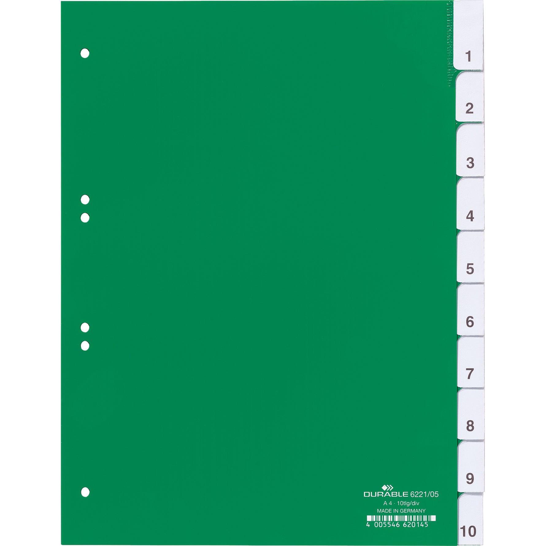 DURABLE Ordnerregister DIN A4 - Wiepa Bürofachpartner