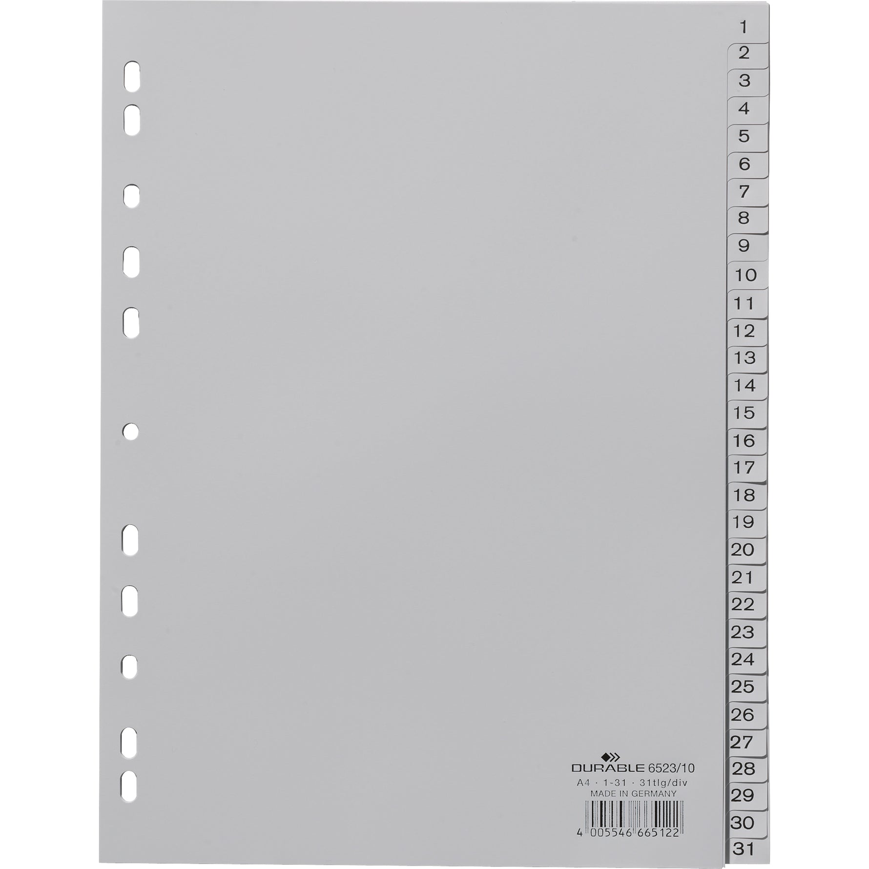 DURABLE Zahlenregister - Wiepa Bürofachpartner