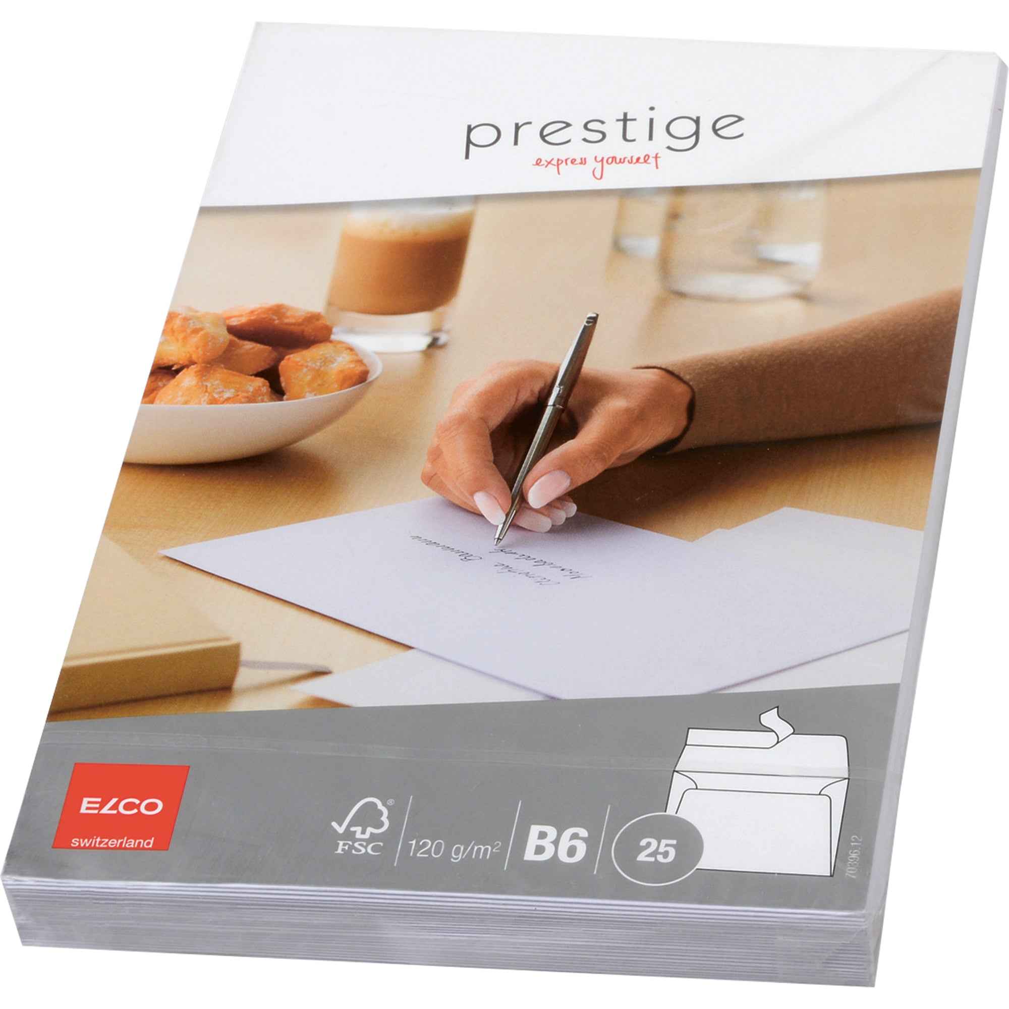 ELCO Briefumschläge Prestige ohne Fenster DIN B6