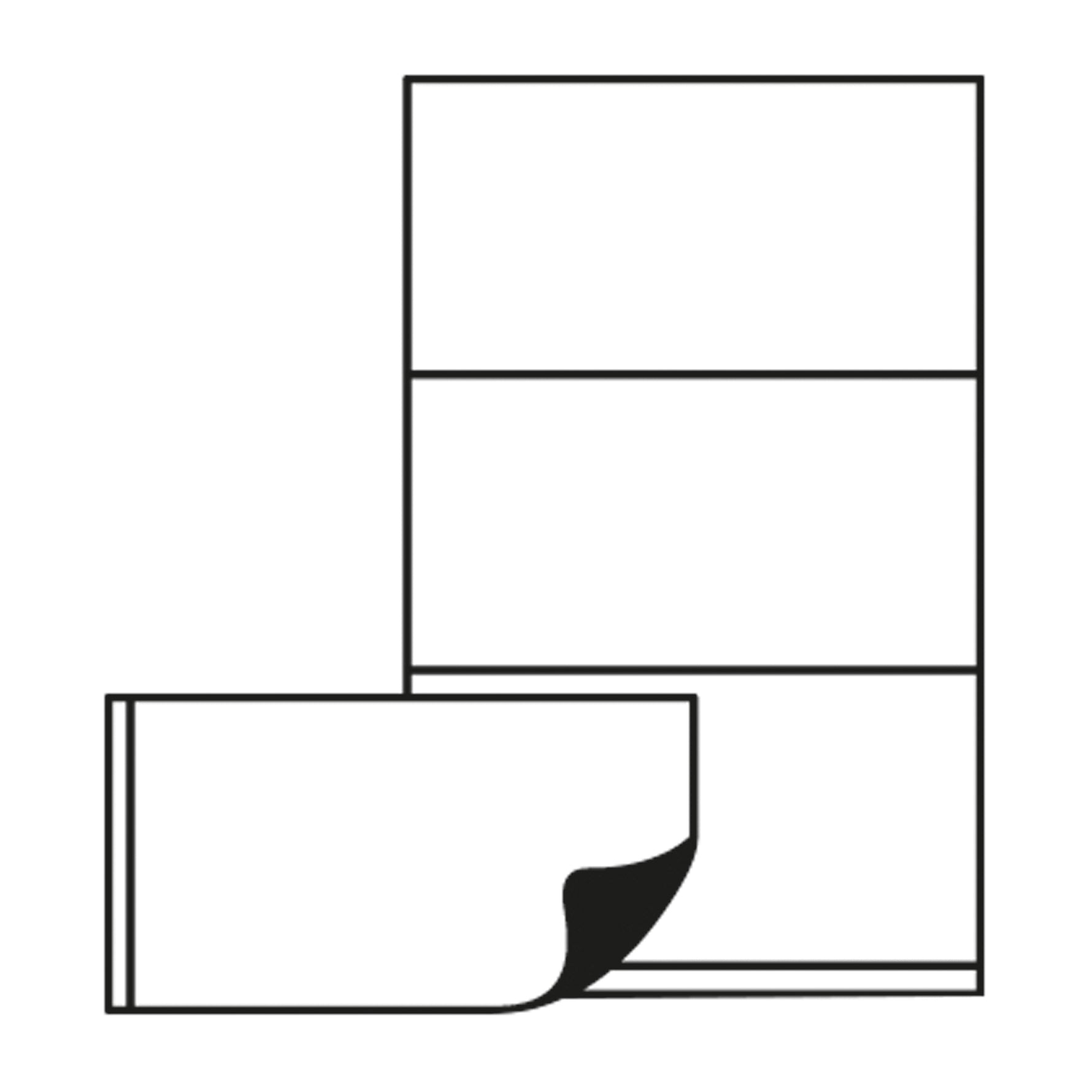 3L® Office Magnetschild 55 x 102 mm (B x H) - Wiepa Bürofachpartner