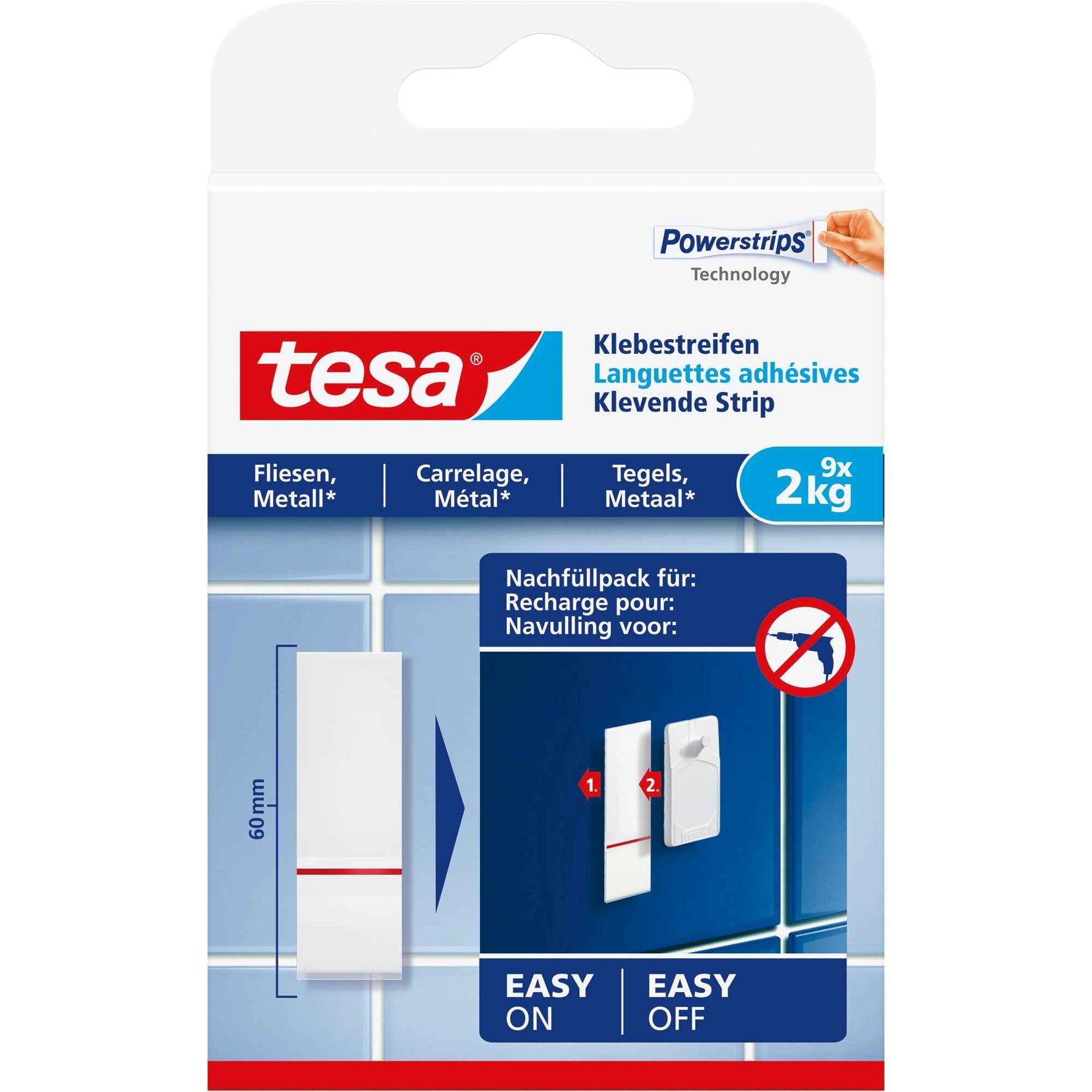 tesa® Klebepad 9 St./Pack.