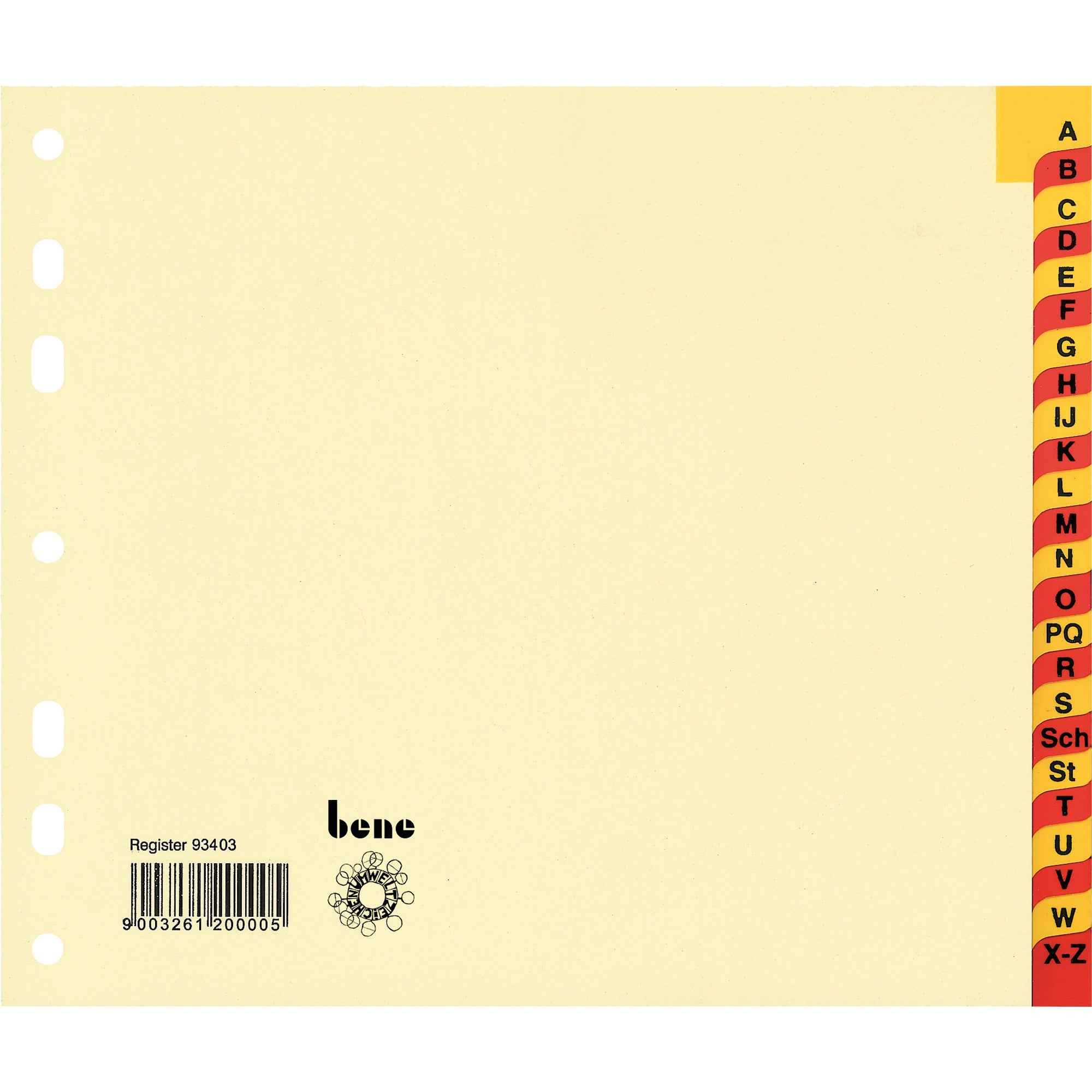 Bene A-Z Register