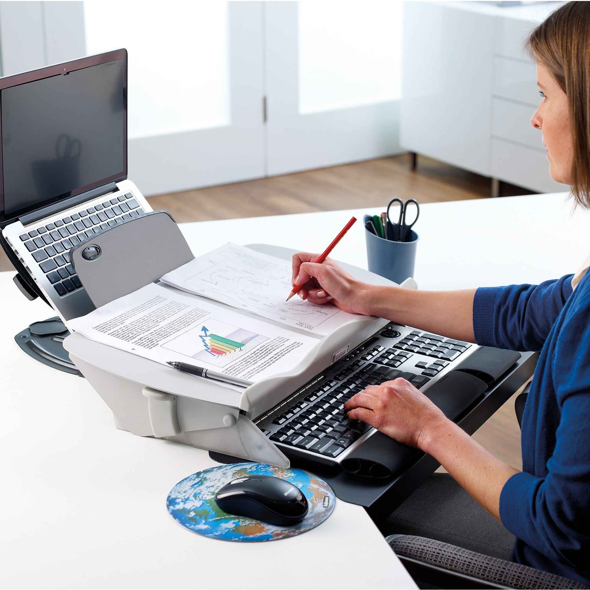 Fellowes® Konzepthalter Easy Glide™