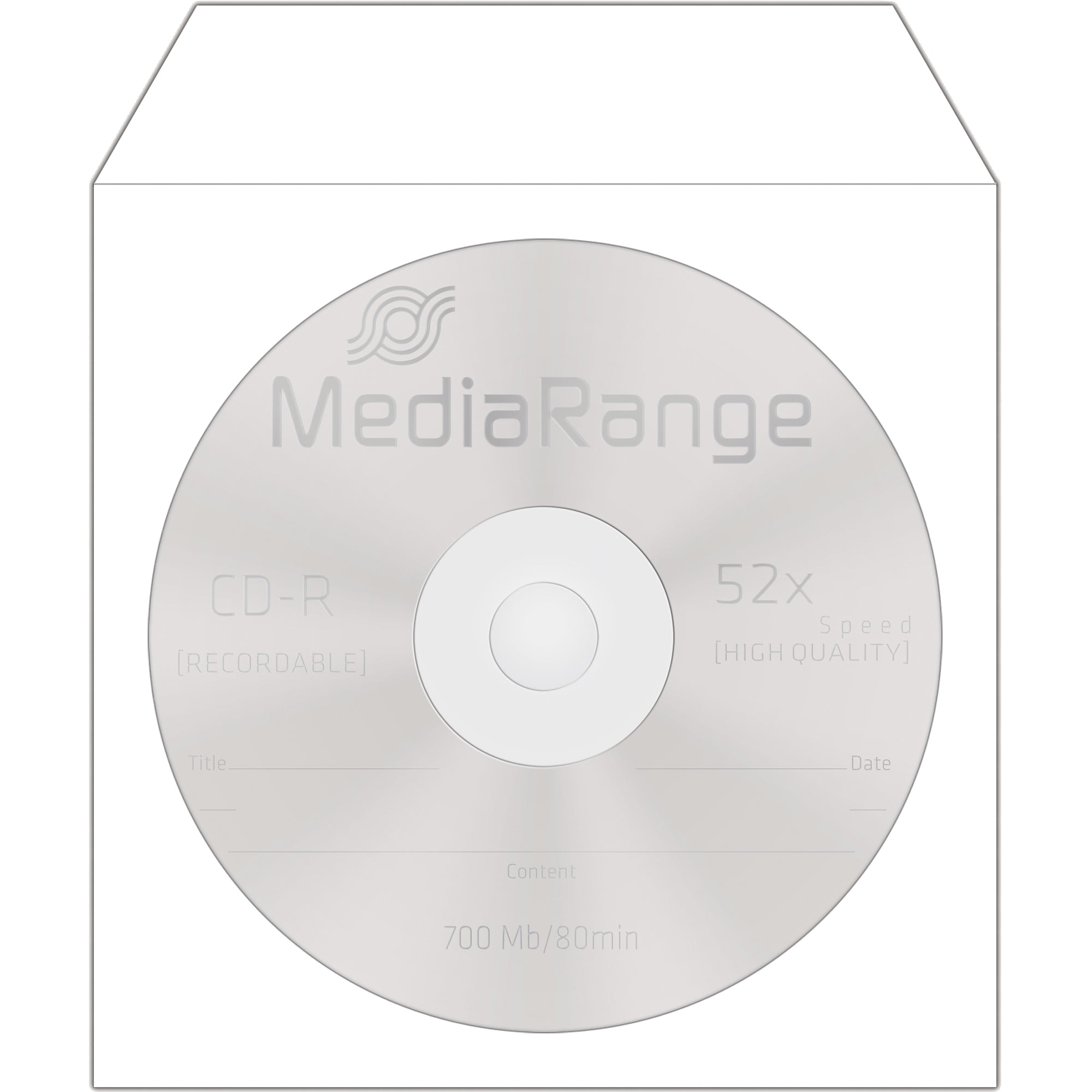 MediaRange CD/DVD Hülle - Wiepa Bürofachpartner