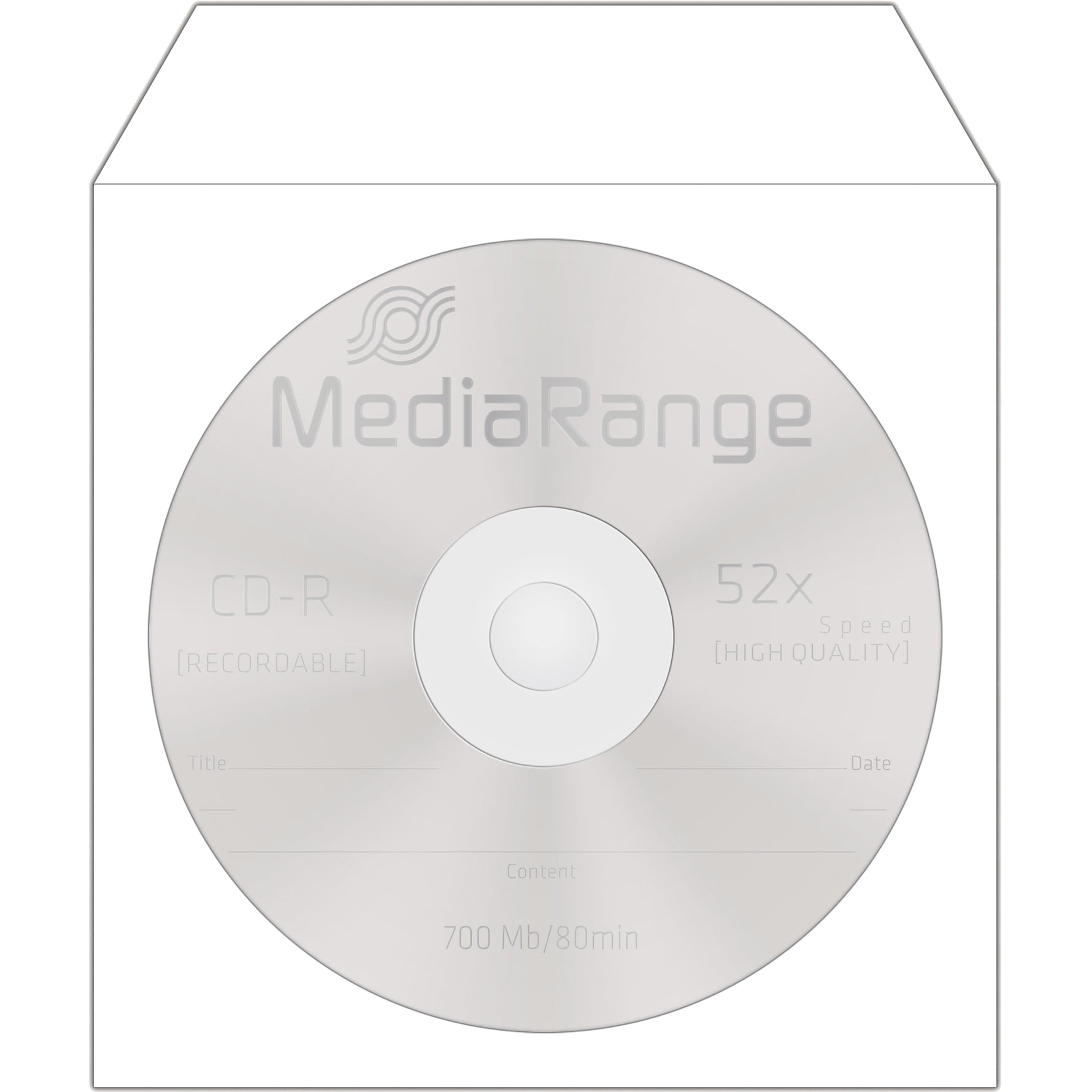 MediaRange CD/DVD Hülle - Wiepa Bürofachpartner