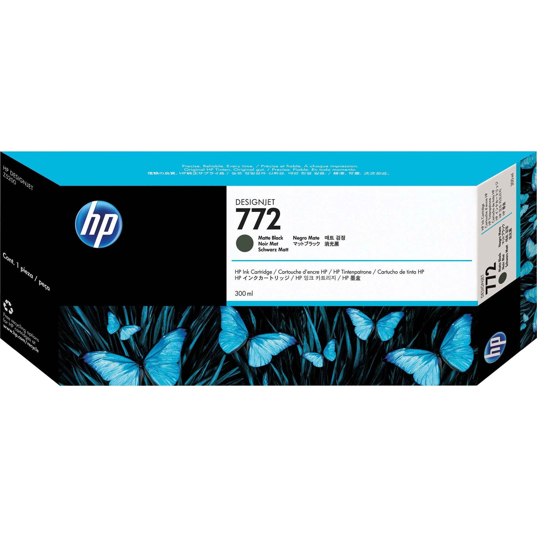 HP Tintenpatrone 772 schwarz matt