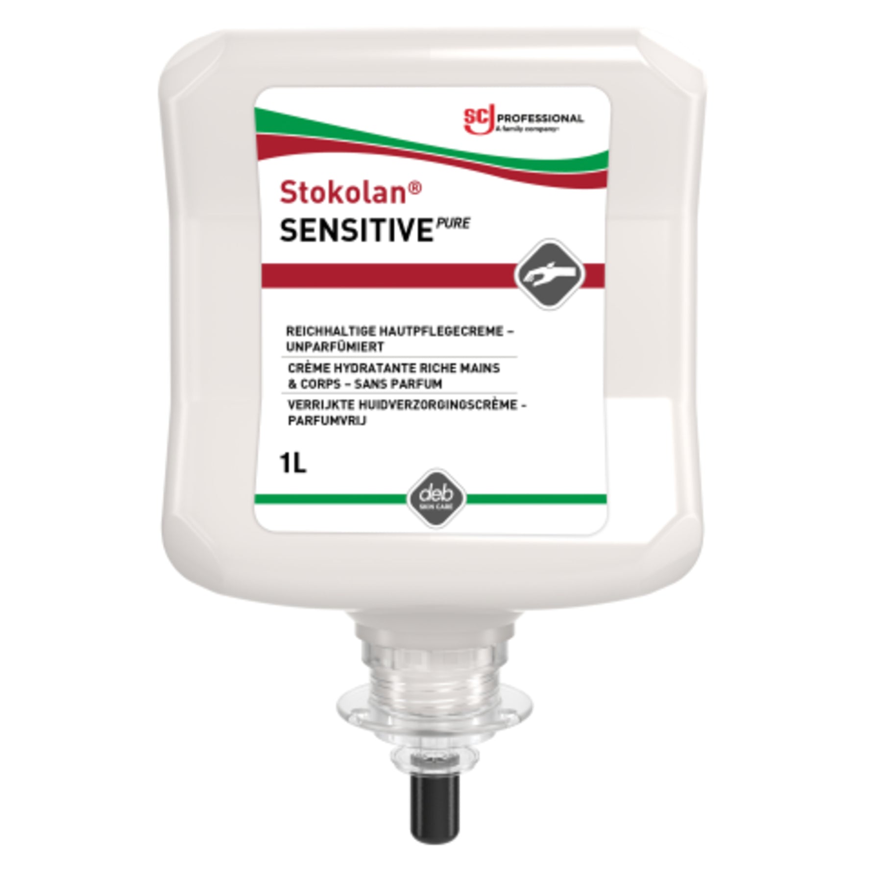 SC Johnson PROFESSIONAL Hautpflegecreme Stokolan® Sensitive PURE 1 l - Wiepa Bürofachpartner