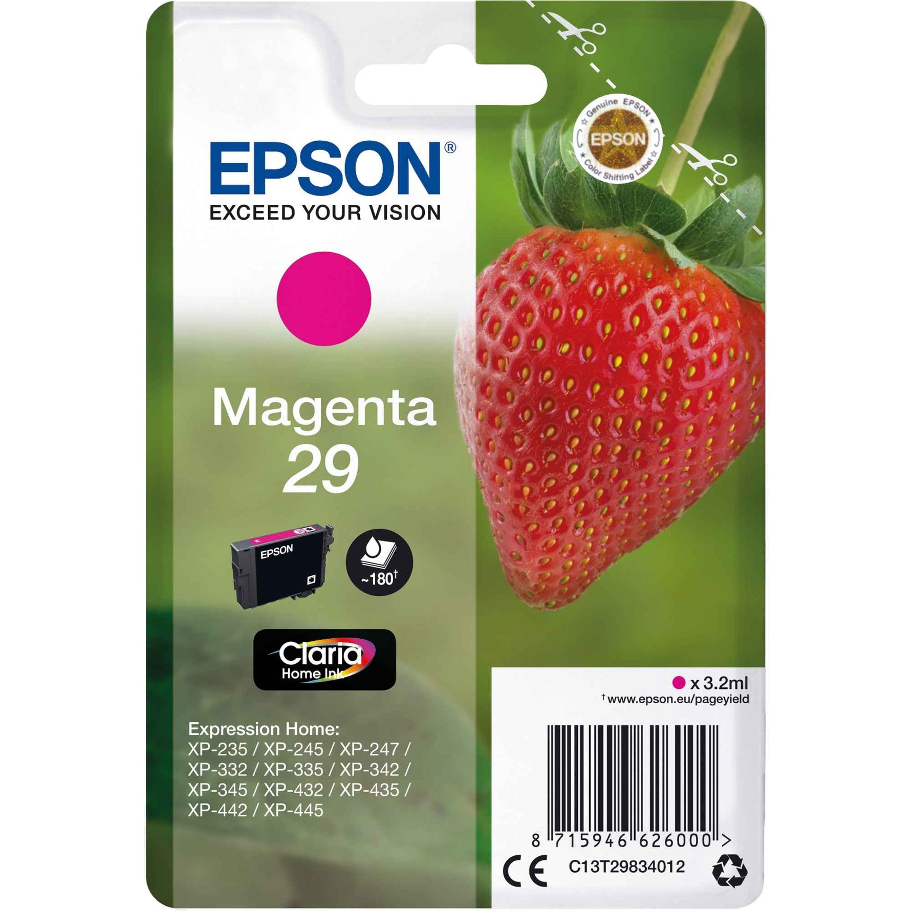 Epson Tintenpatrone 29 magenta