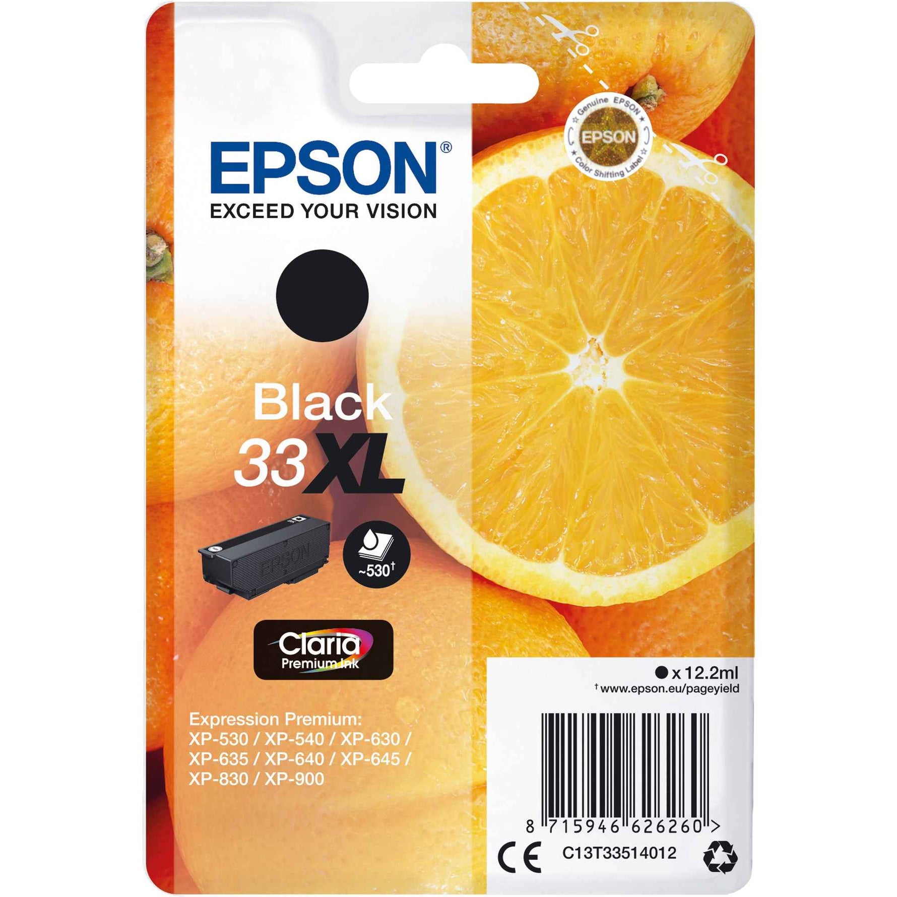 Epson Tintenpatrone 33XL schwarz