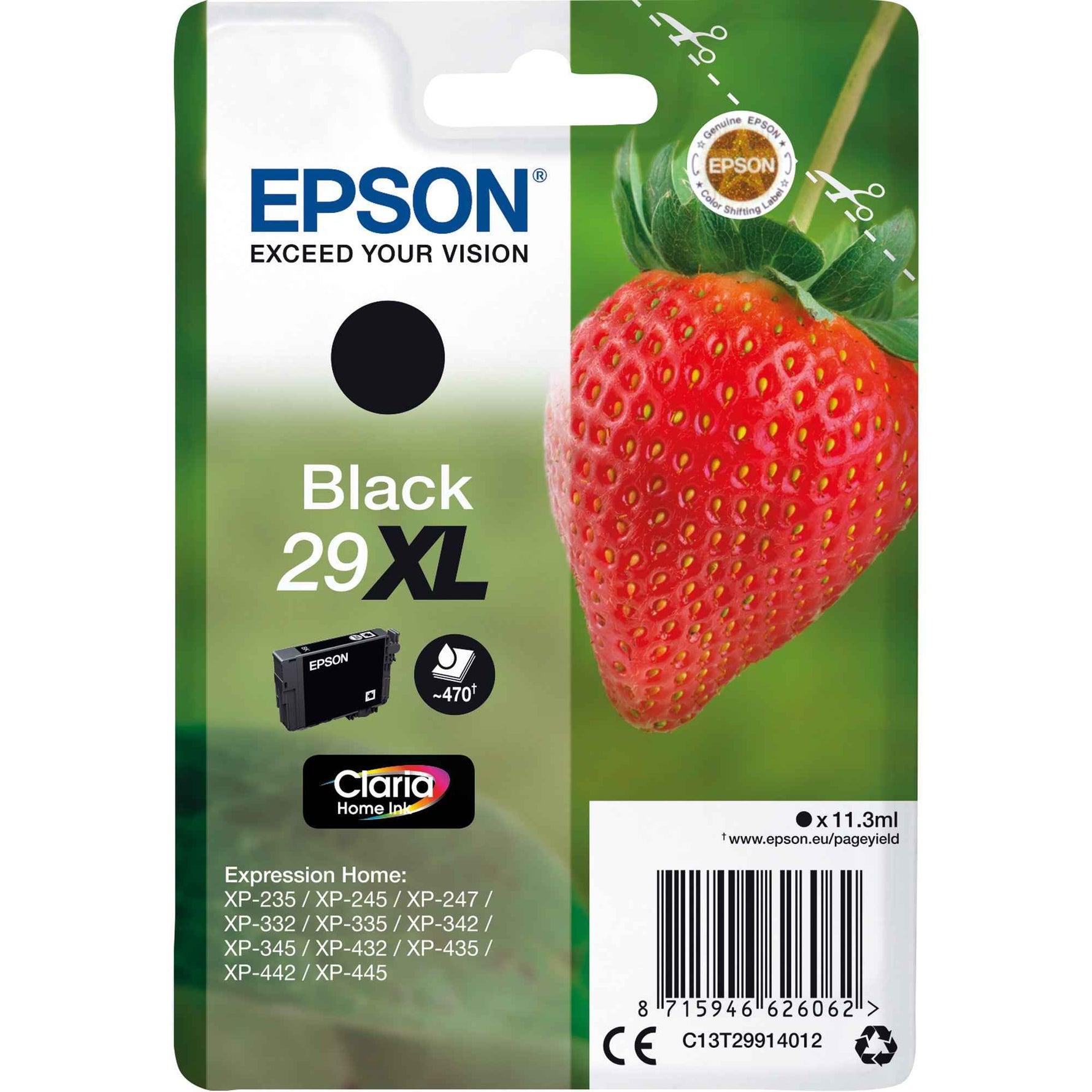 Epson Tintenpatrone 29XL schwarz