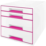 Leitz Schubladenbox WOW CUBE 4 Schubladen