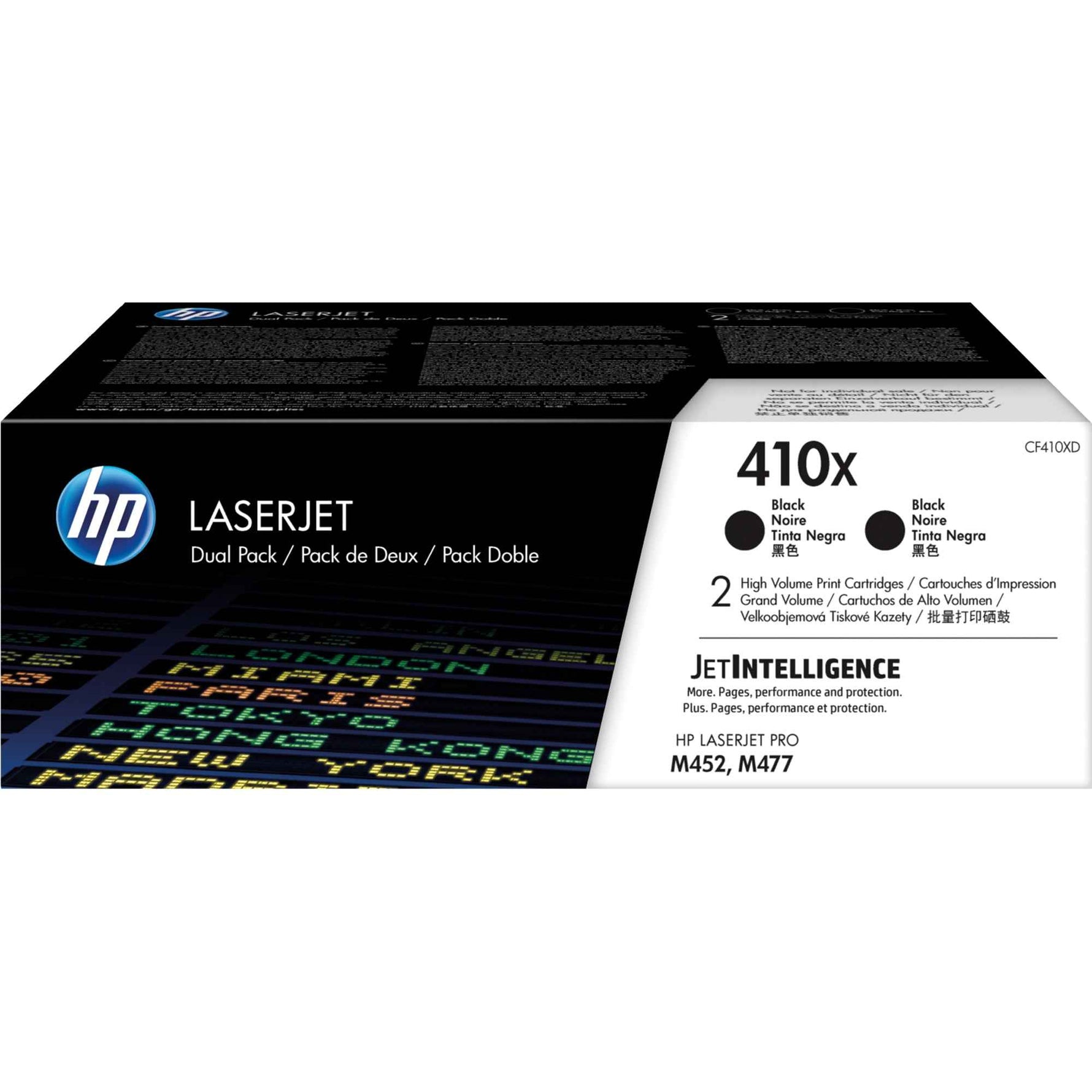 HP Toner 410X schwarz 2 St./Pack.