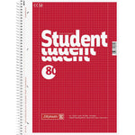 BRUNNEN Collegeblock Student DIN A4 kariert mit Rand innen/außen Lineatur 28