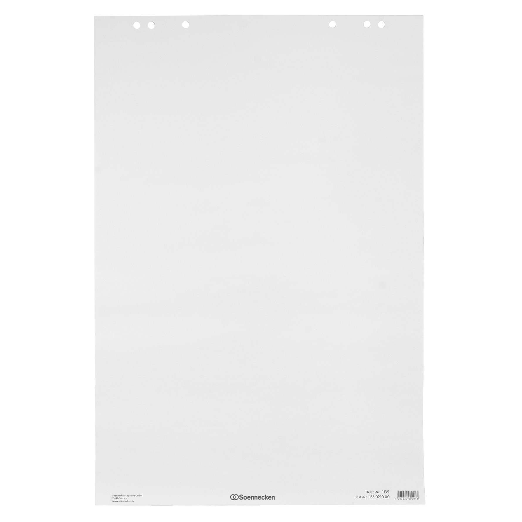 Soennecken Flipchartblock – 5er Pack, kariert oder blanko - Wiepa Bürofachpartner
