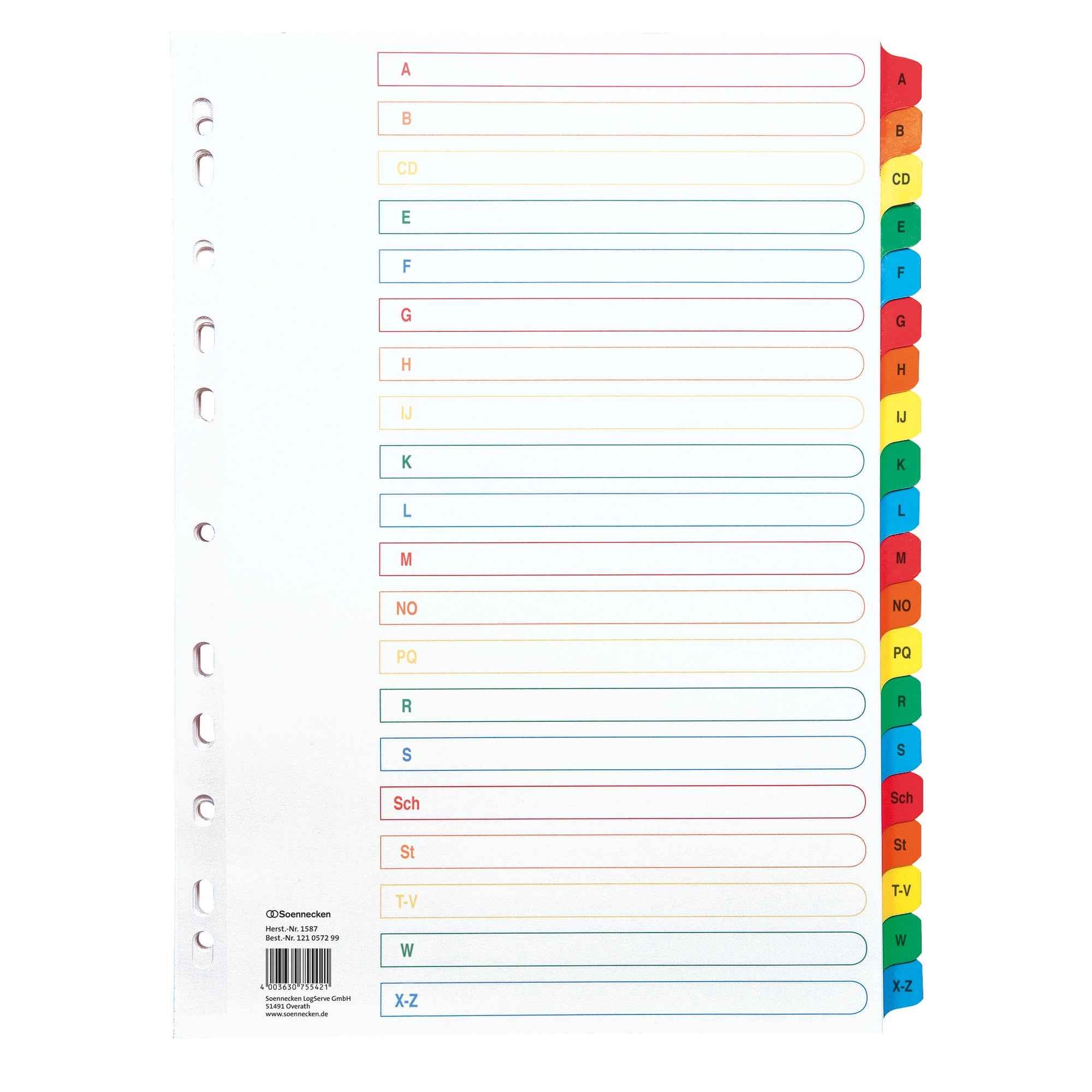 Soennecken A-Z Register