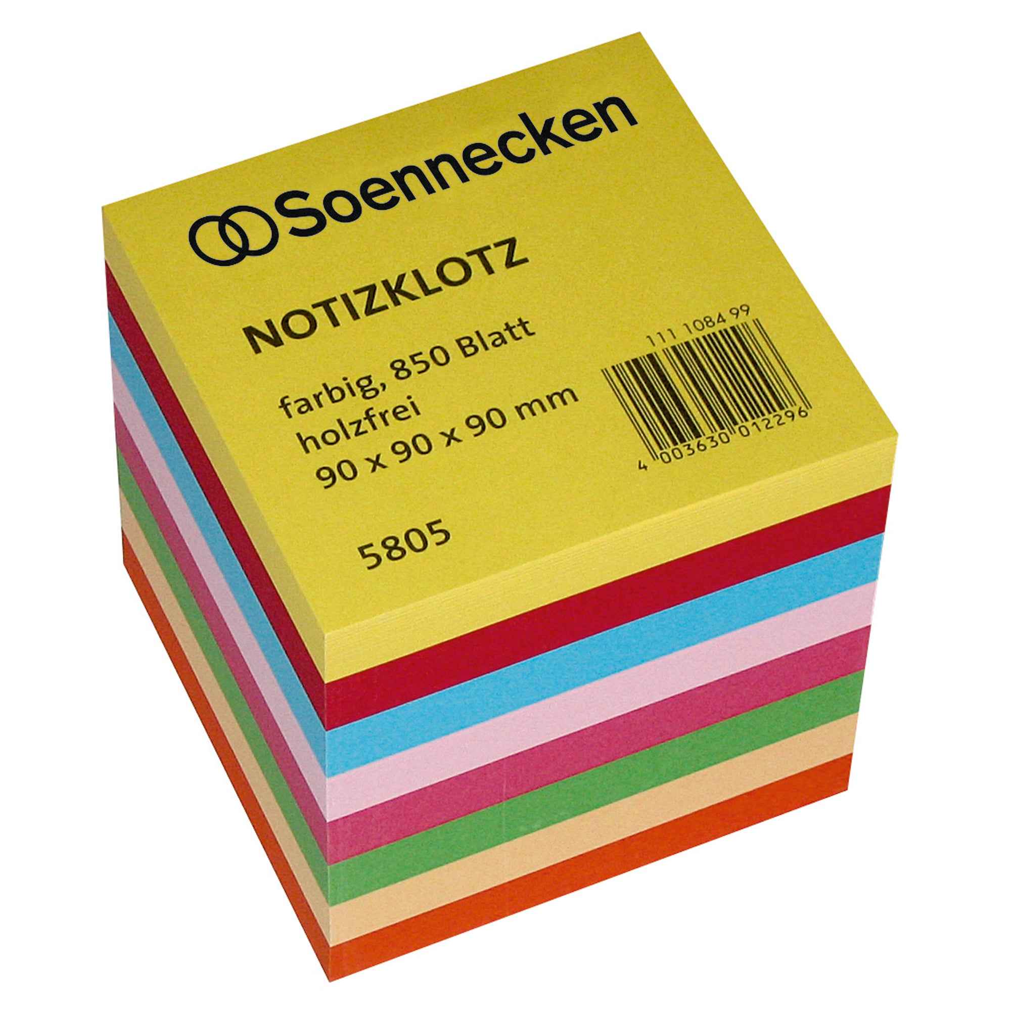 Soennecken Zettelklotz mehrfarbig