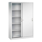 C+P Schiebetürenschrank Acurado 1.200 x 1.950 x 400 mm (B x H x T) lichtgrau