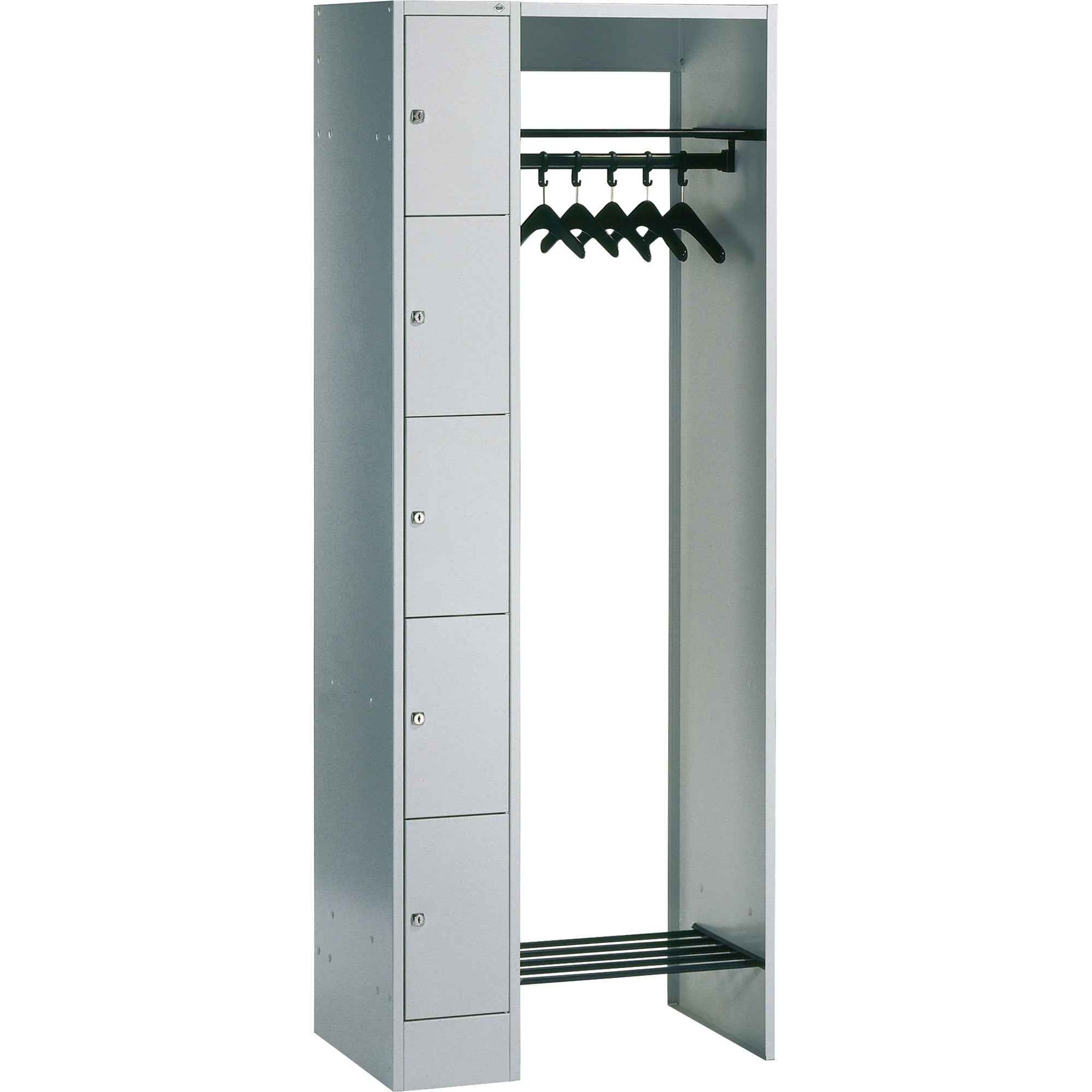 C+P Garderobenschrank Serie 8070 5 Fächer