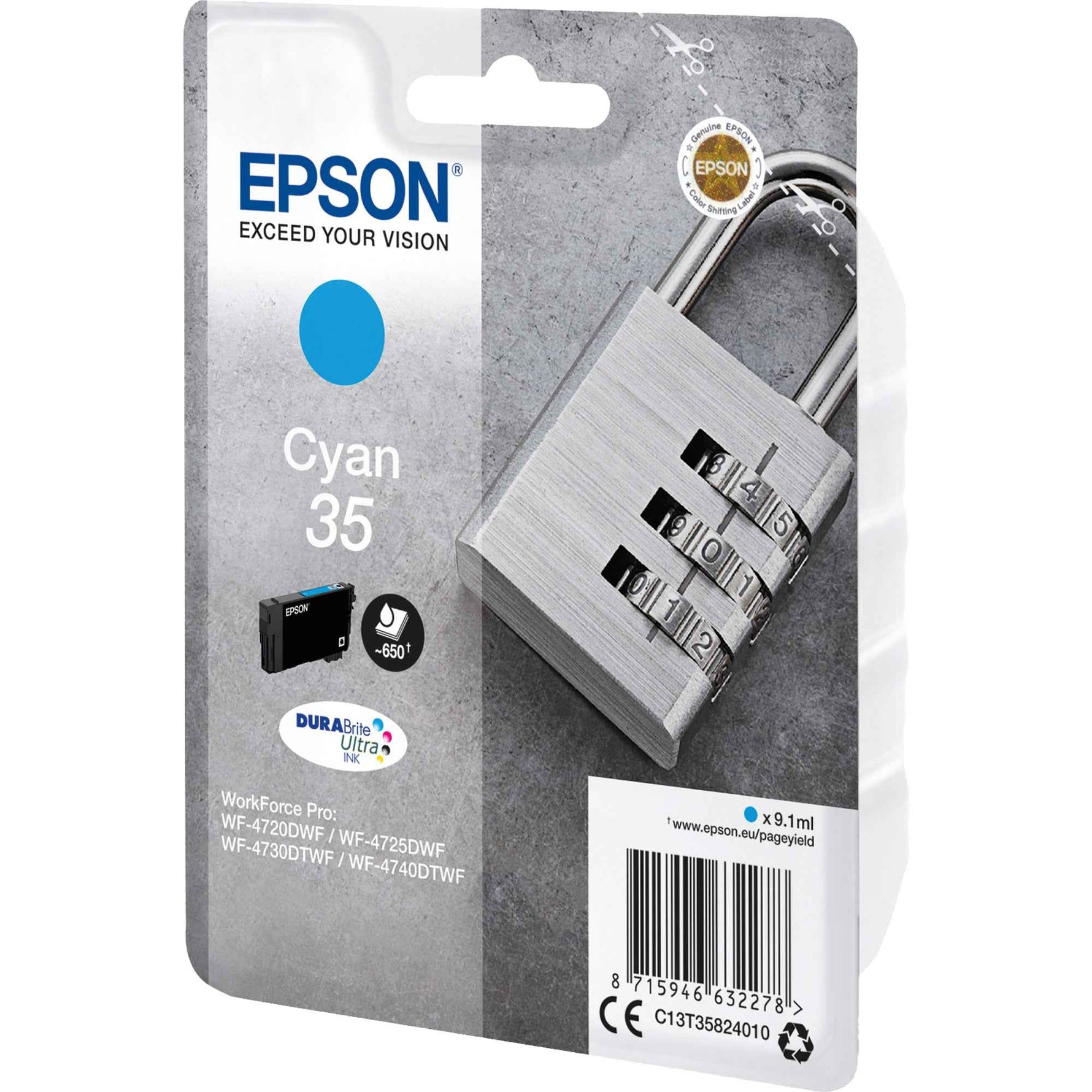 Epson Tintenpatrone 35 cyan