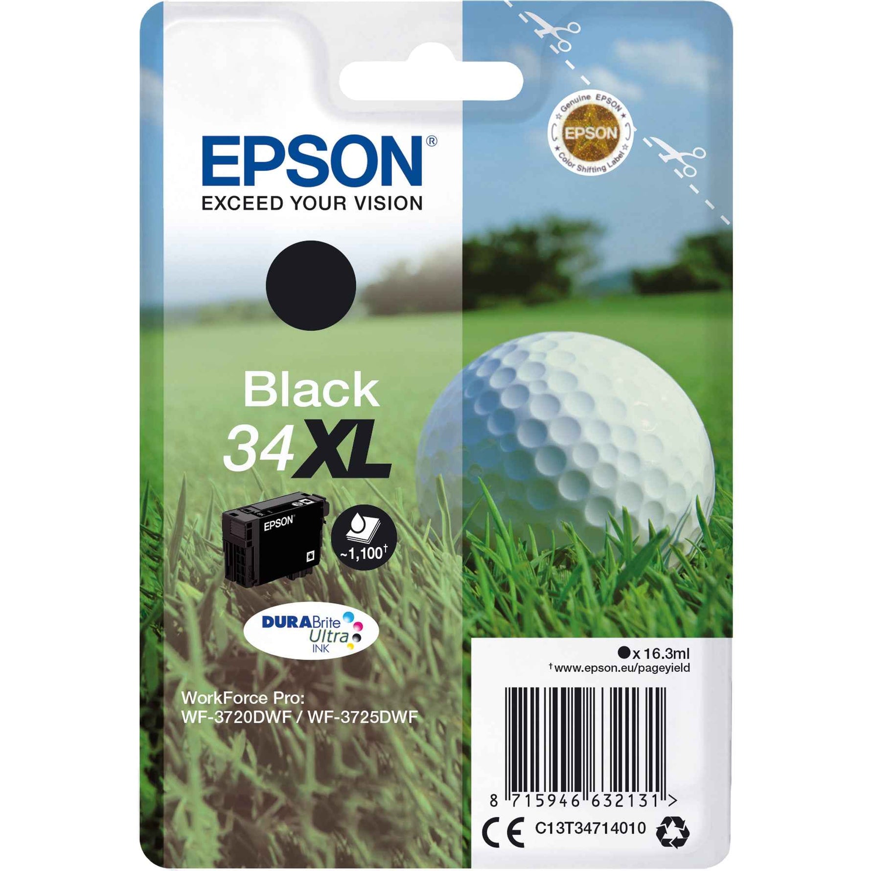 Epson Tintenpatrone 34XL schwarz
