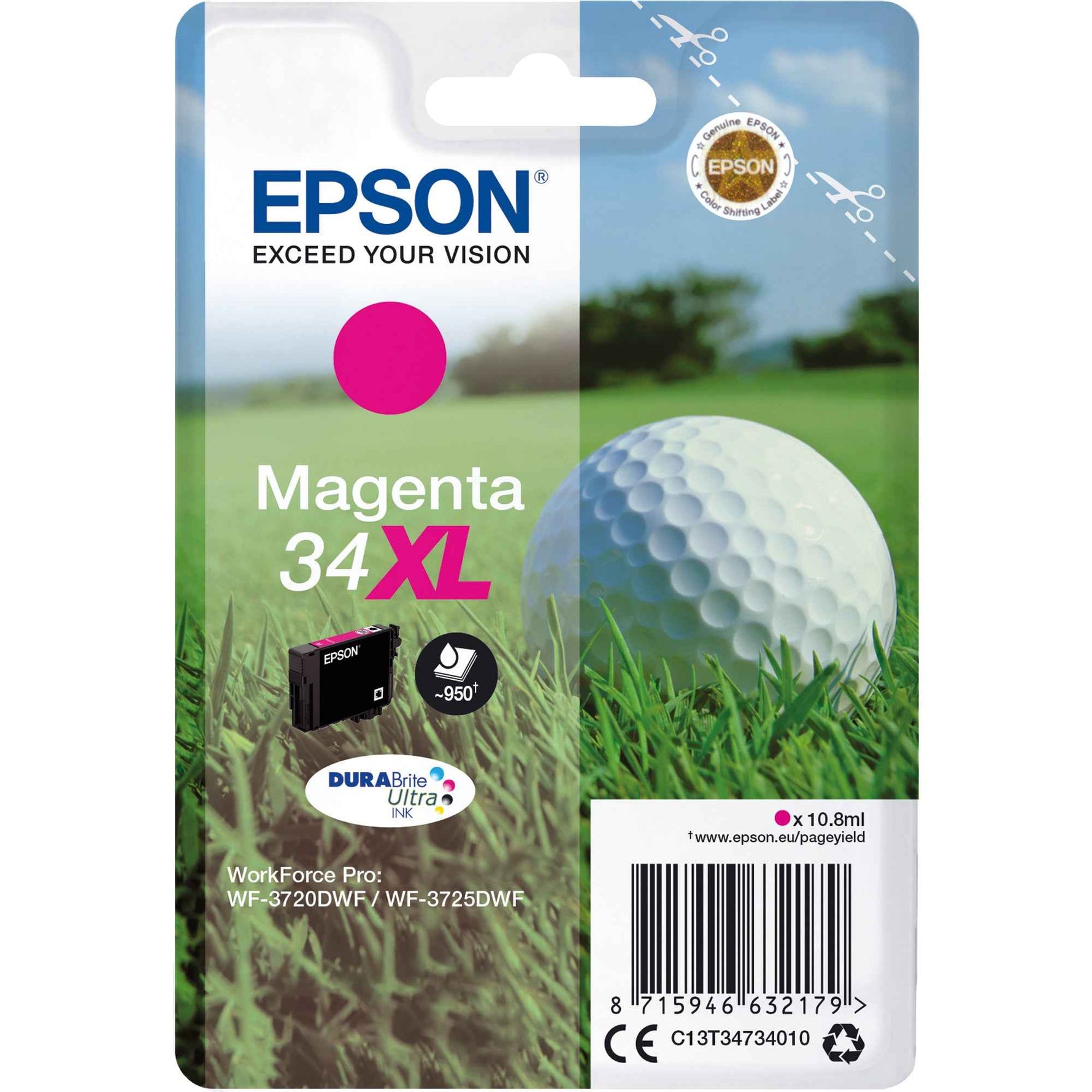 Epson Tintenpatrone 34XL magenta
