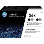HP Toner schwarz 26X 2 St./Pack.