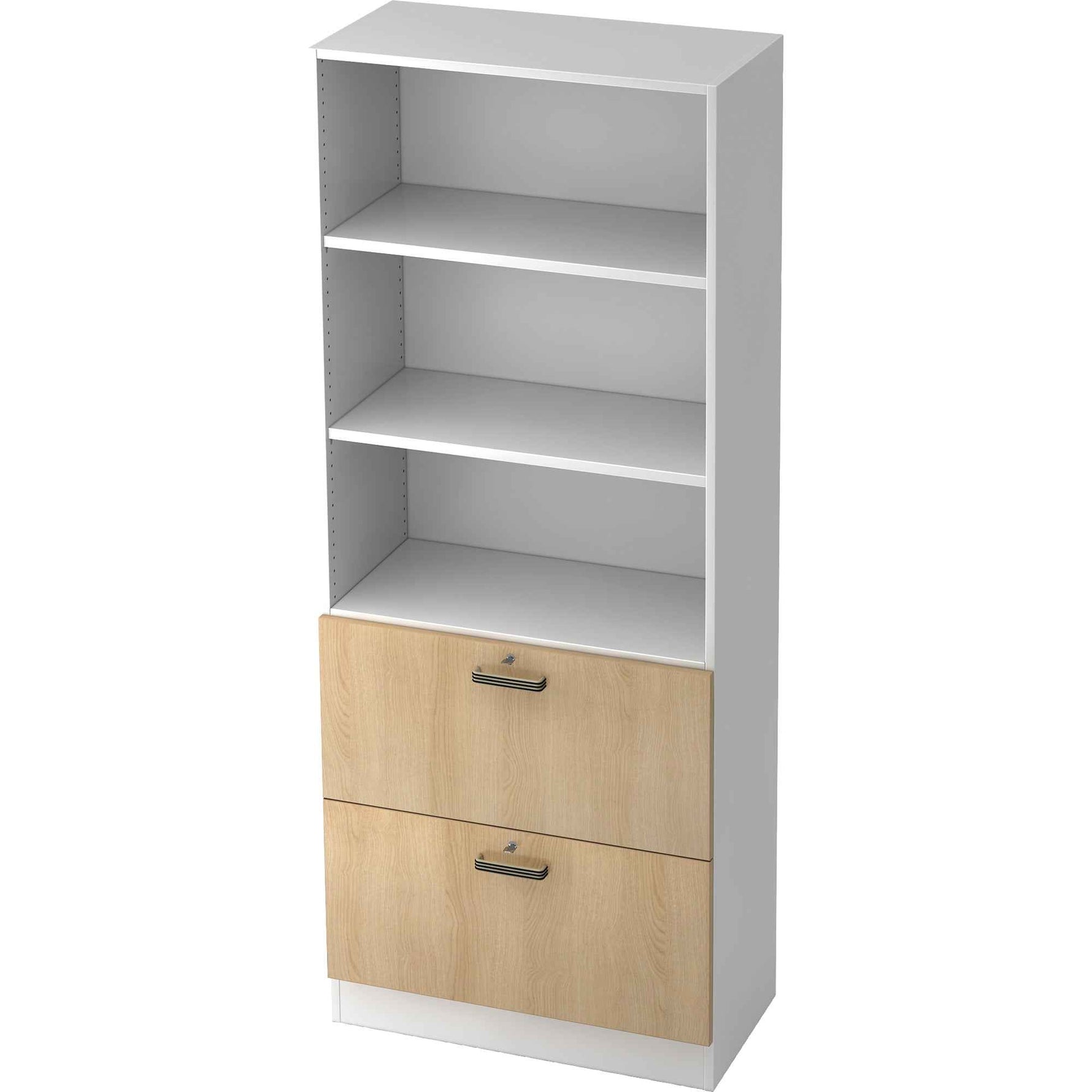 Hammerbacher Hängeregistraturschrank weiß