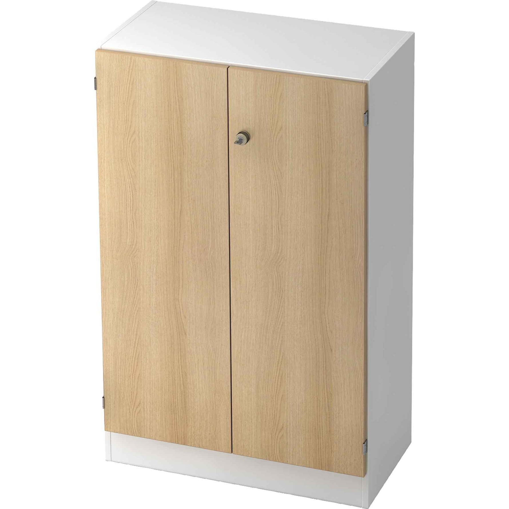Hammerbacher Flügeltürenschrank weiß