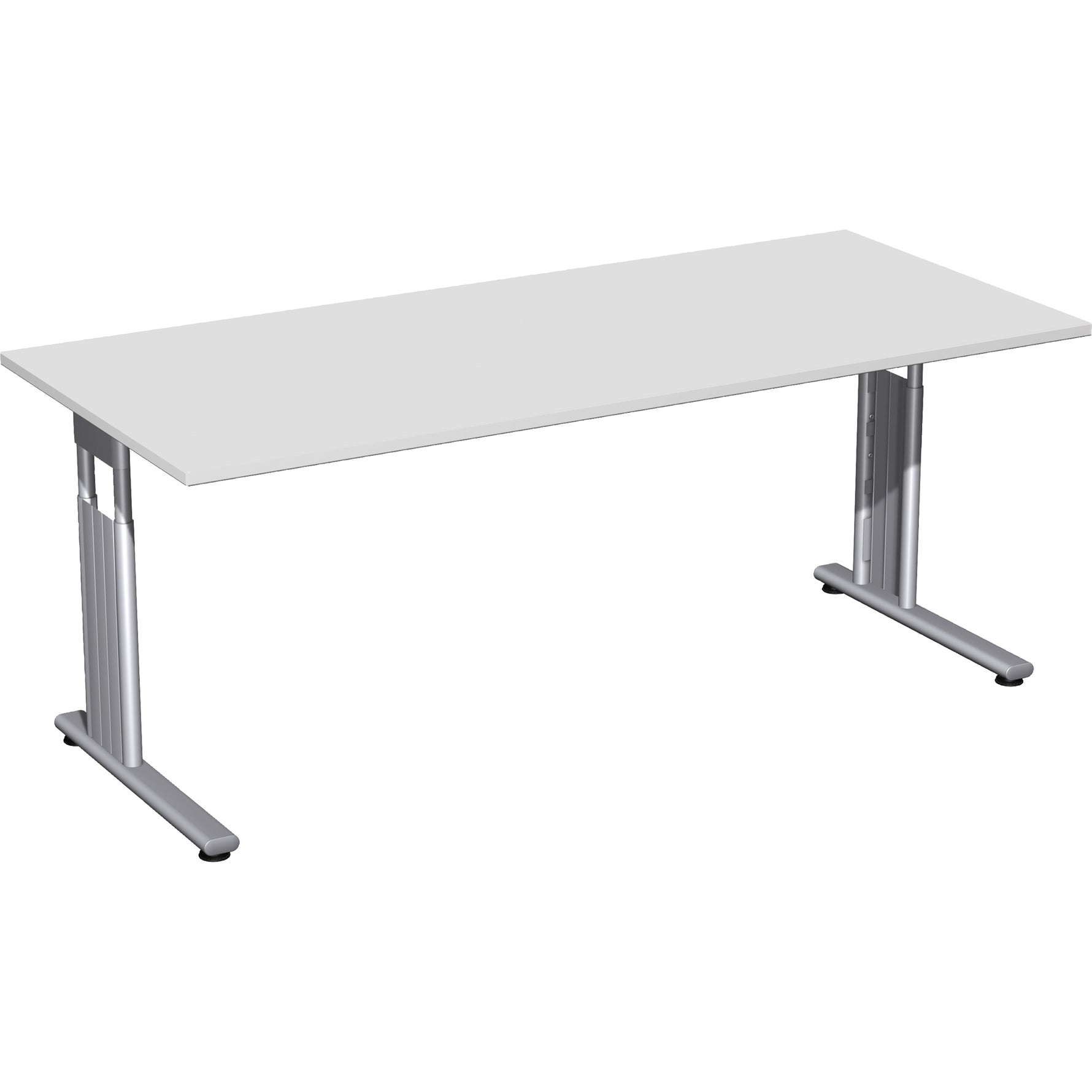 Geramöbel Schreibtisch C-Fuß Flex 1.800 x 680-820 x 800 mm (B x H x T) – Produktbild 4