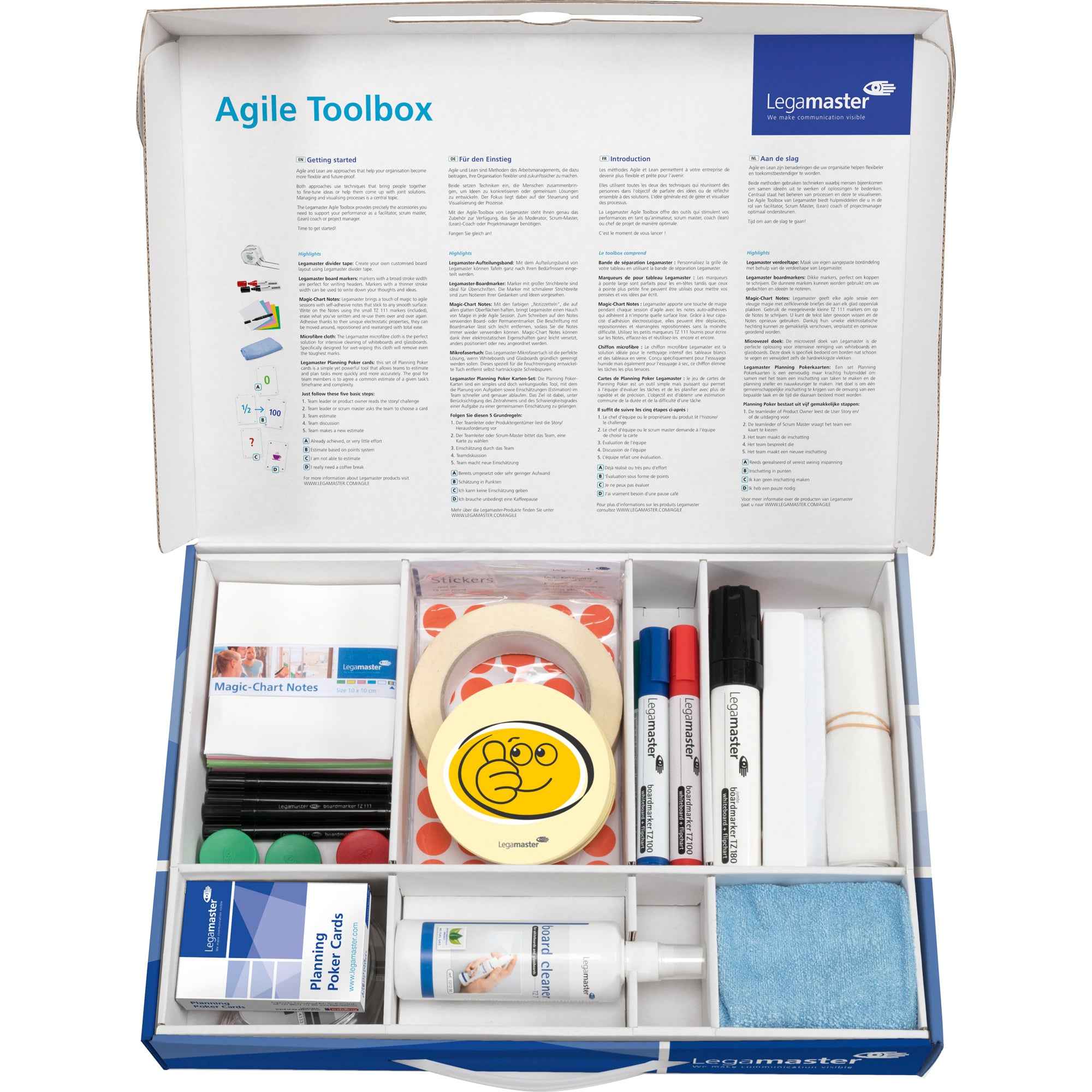 Legamaster Moderationsbox Agile Toolbox