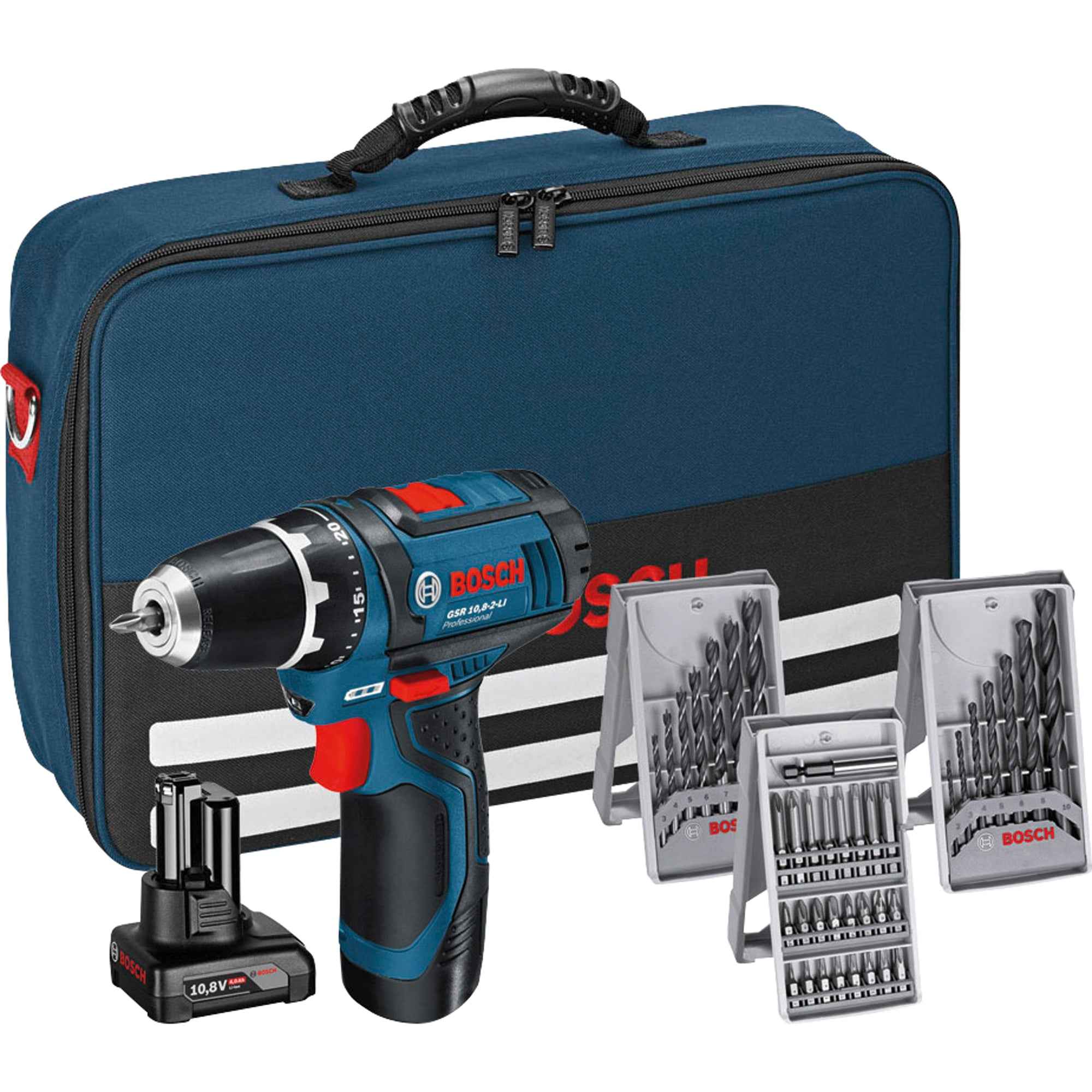 BOSCH Akkubohrschrauber GSR 12V-15 mit Akkupack