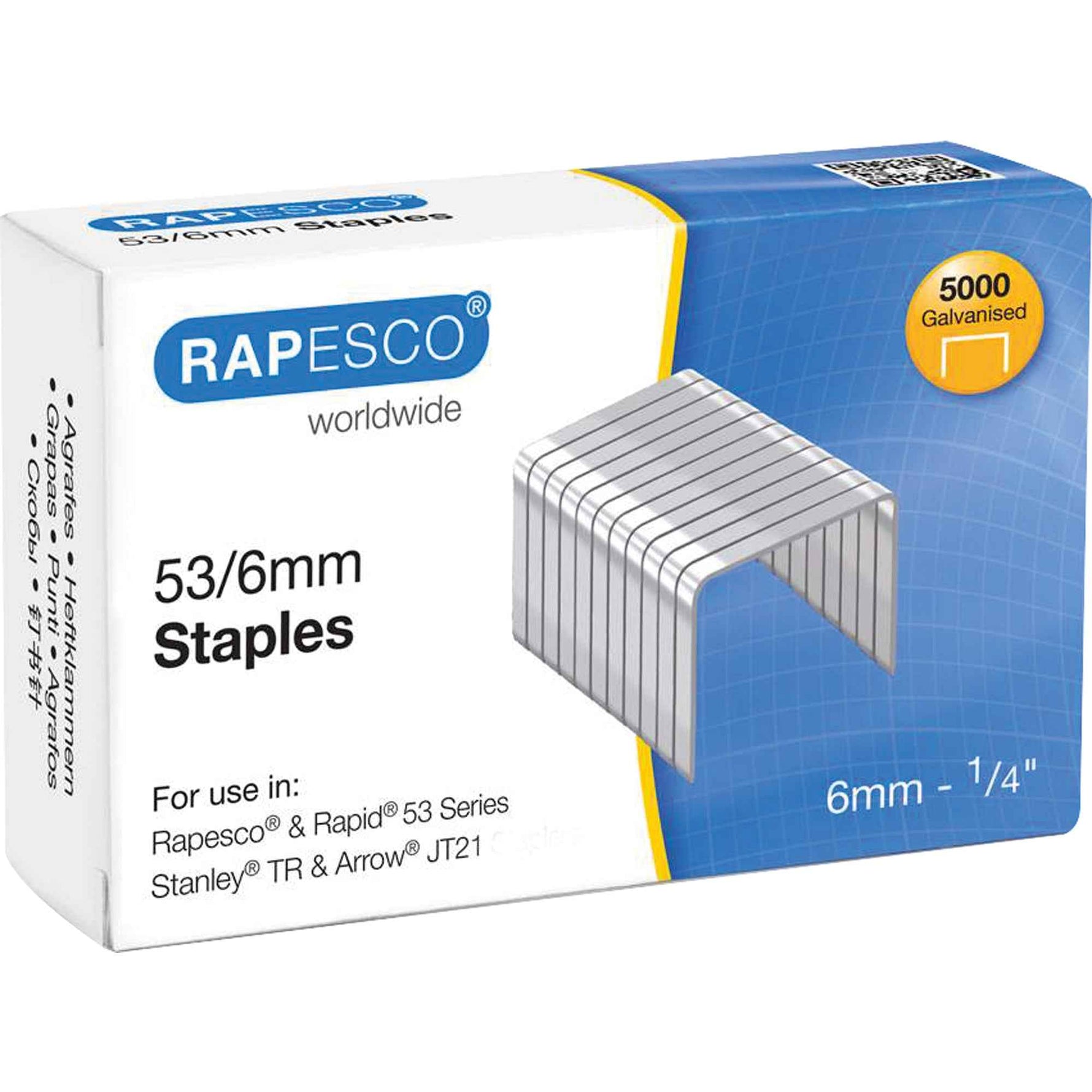 RAPESCO Heftklammer 53/6