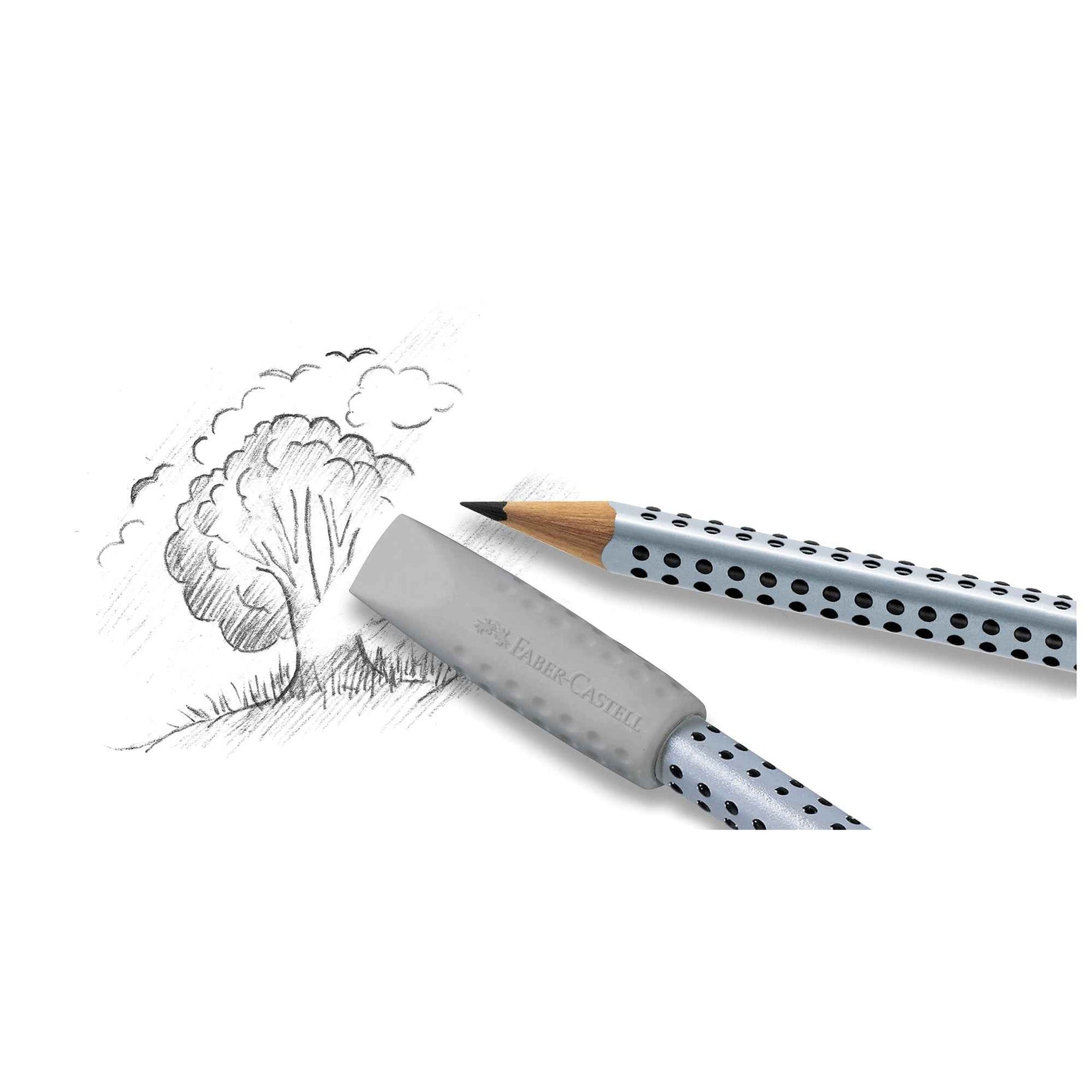 Faber-Castell Radierer ERASER CAP GRIP 2001