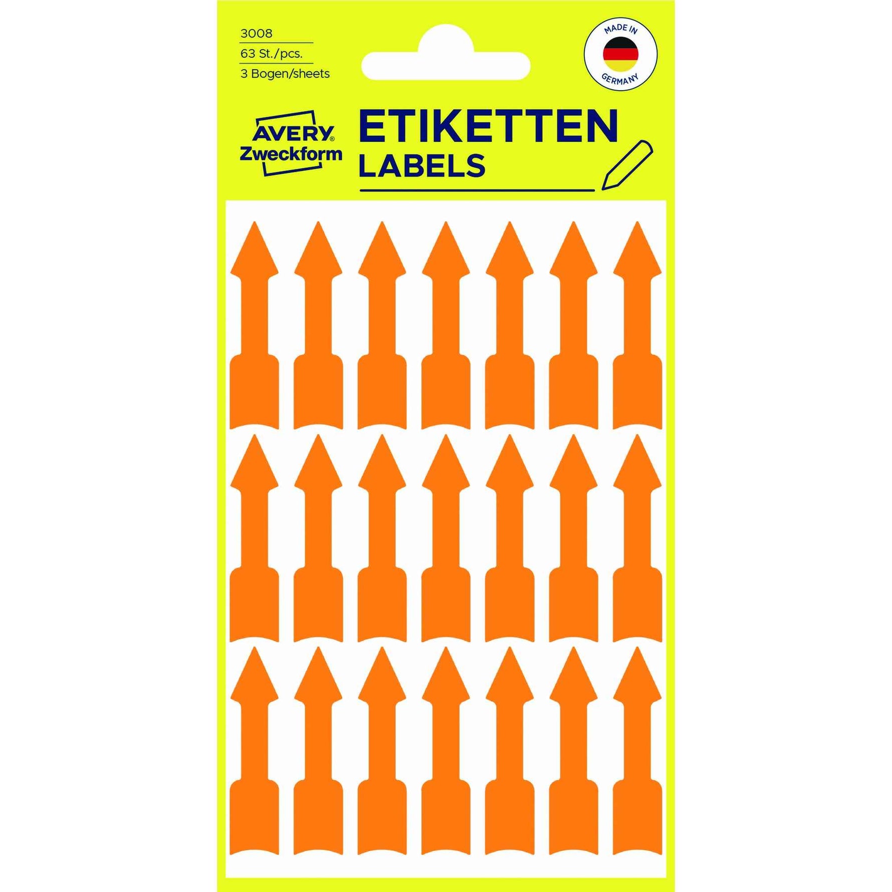 Avery Zweckform Hinweisetikett 39 x 9 mm (B x H)