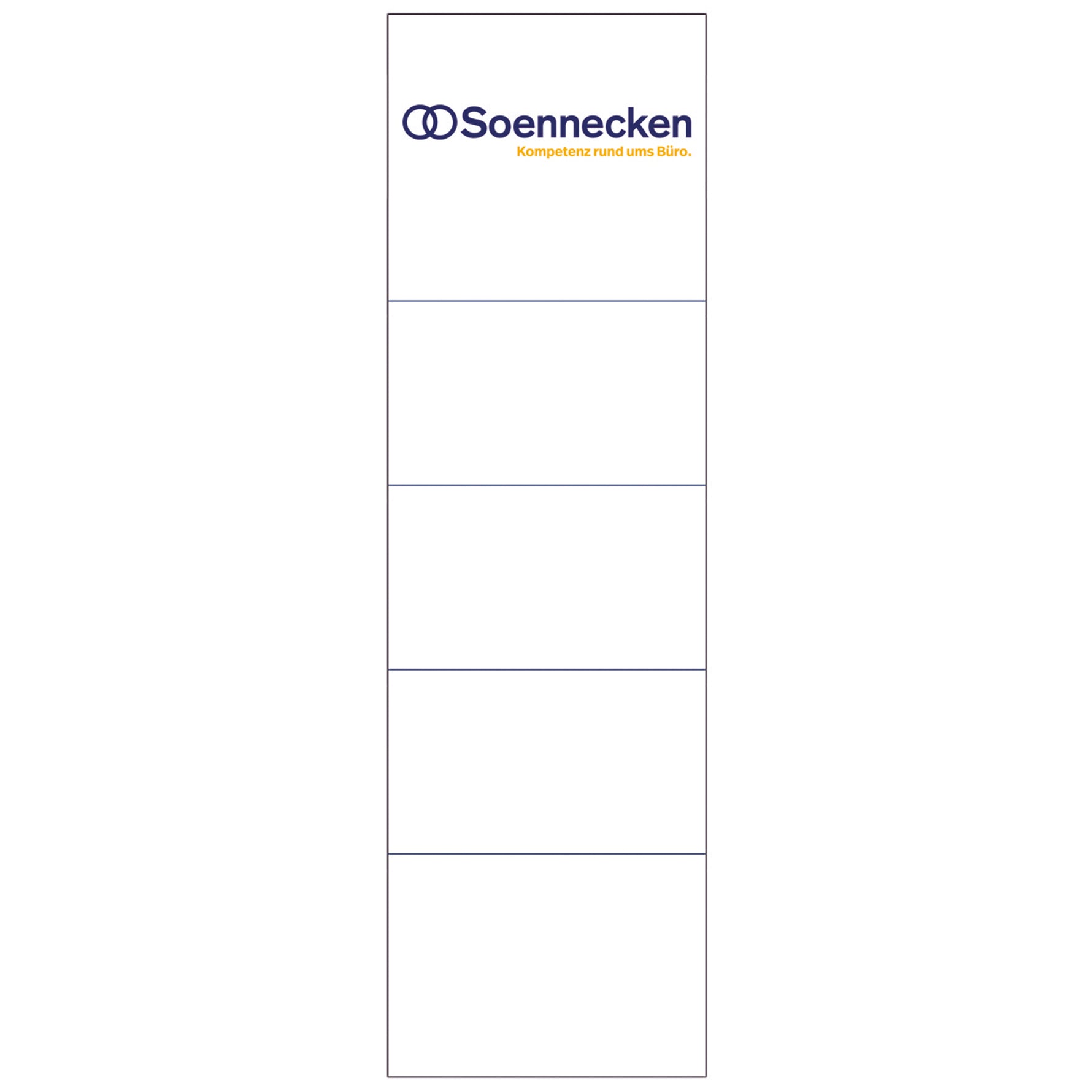 Soennecken Ordnerrückenschild 3349 57 x 190 mm (B x H) - Wiepa Bürofachpartner