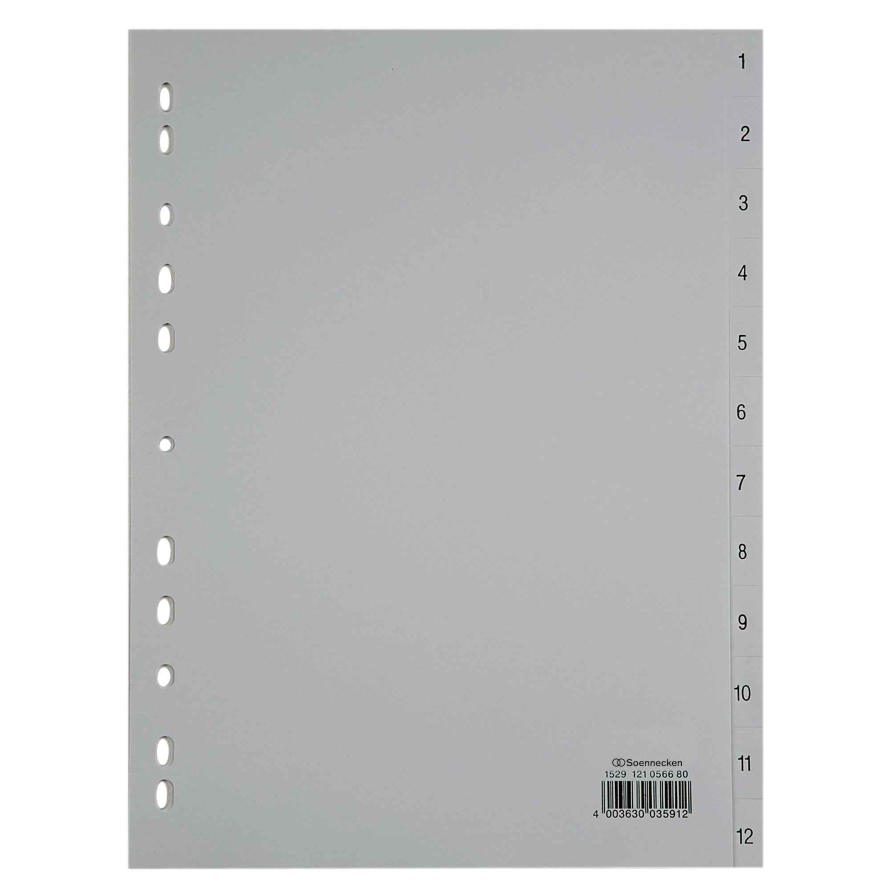 Soennecken Zahlenregister 22,5 x 29,7 cm (B x H)