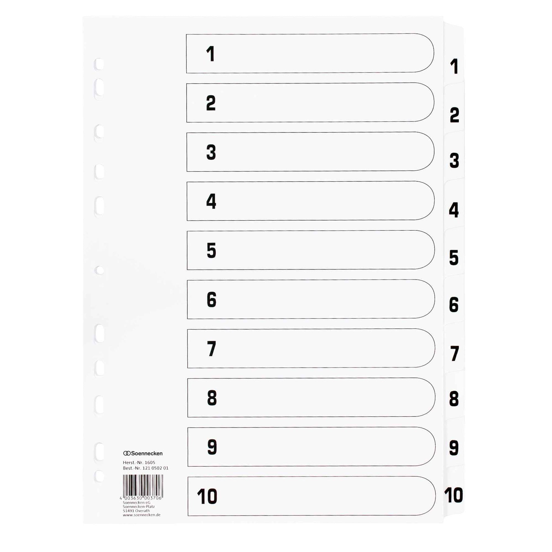 Soennecken Zahlenregister
