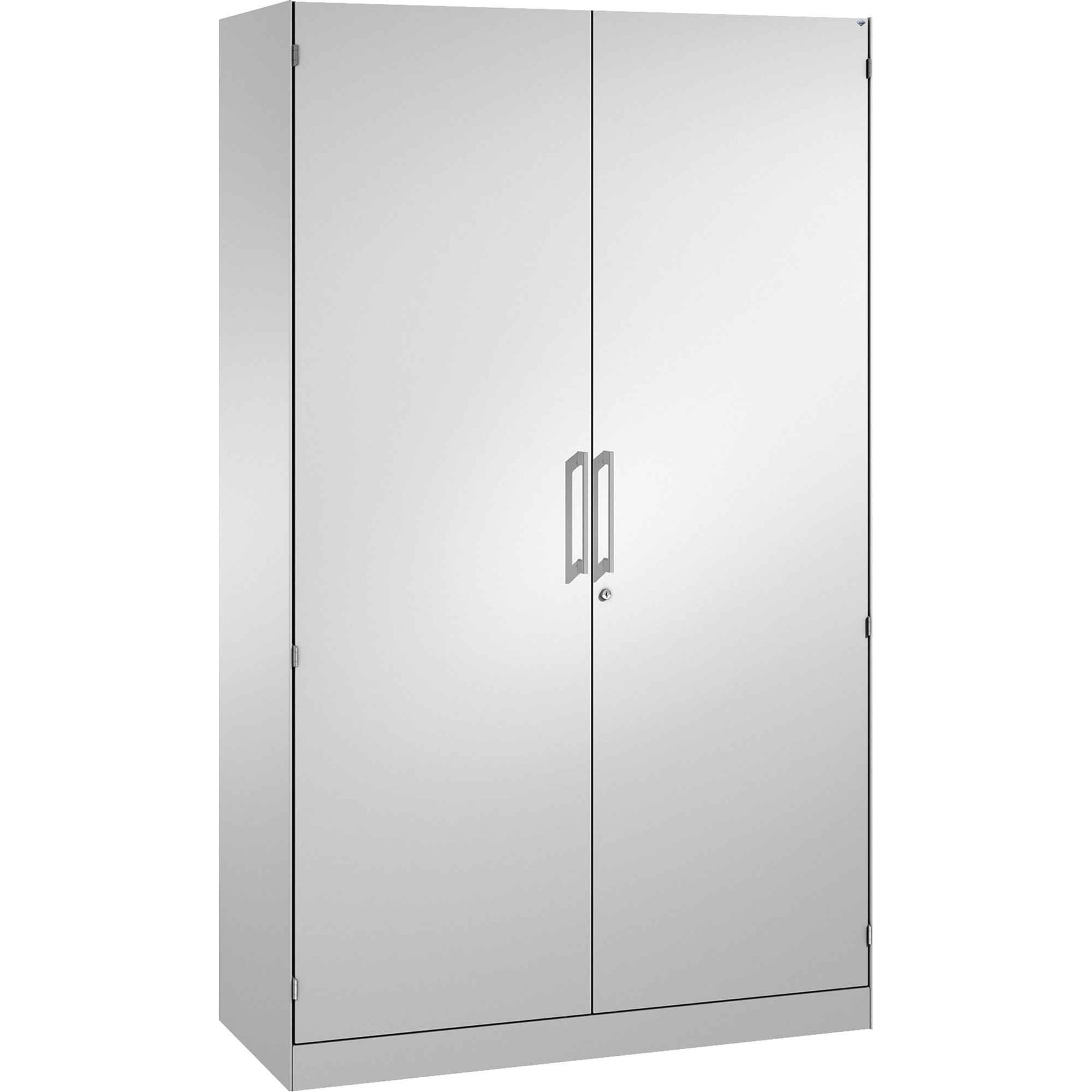 C+P Flügeltürenschrank Asisto 1.200 x 1.980 x 435 mm (B x H x T) lichtgrau