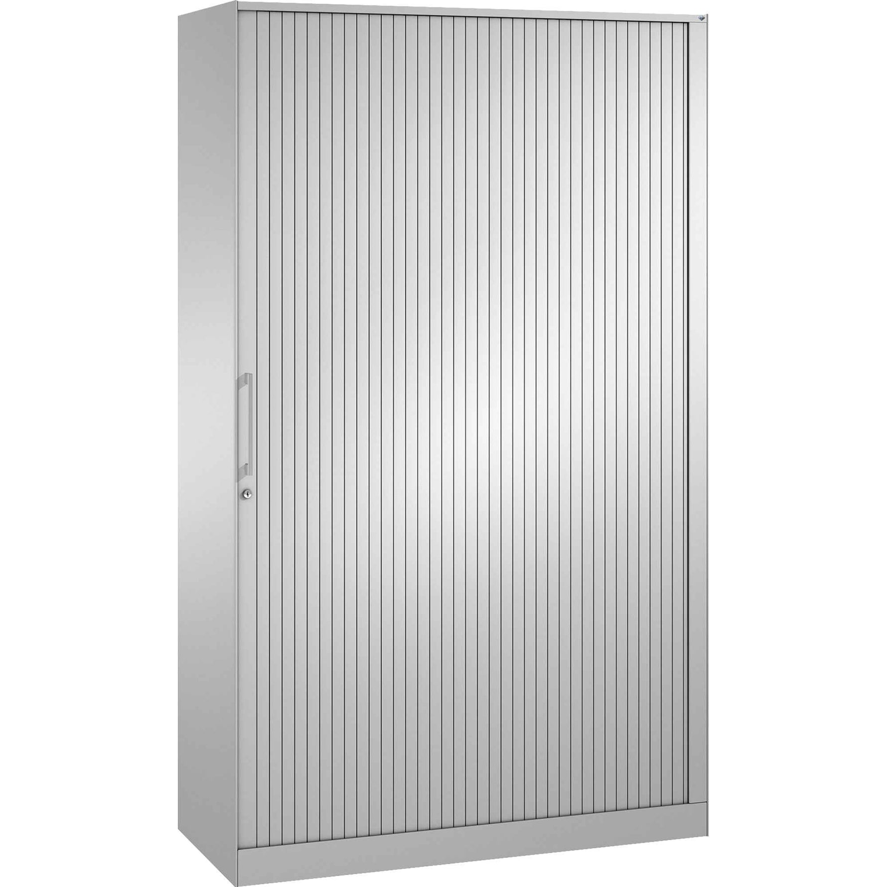 C+P Rollladenschrank Asisto 5 Ordnerhöhen 1.200 x 1.980 x 435 mm (B x H x T) lichtgrau