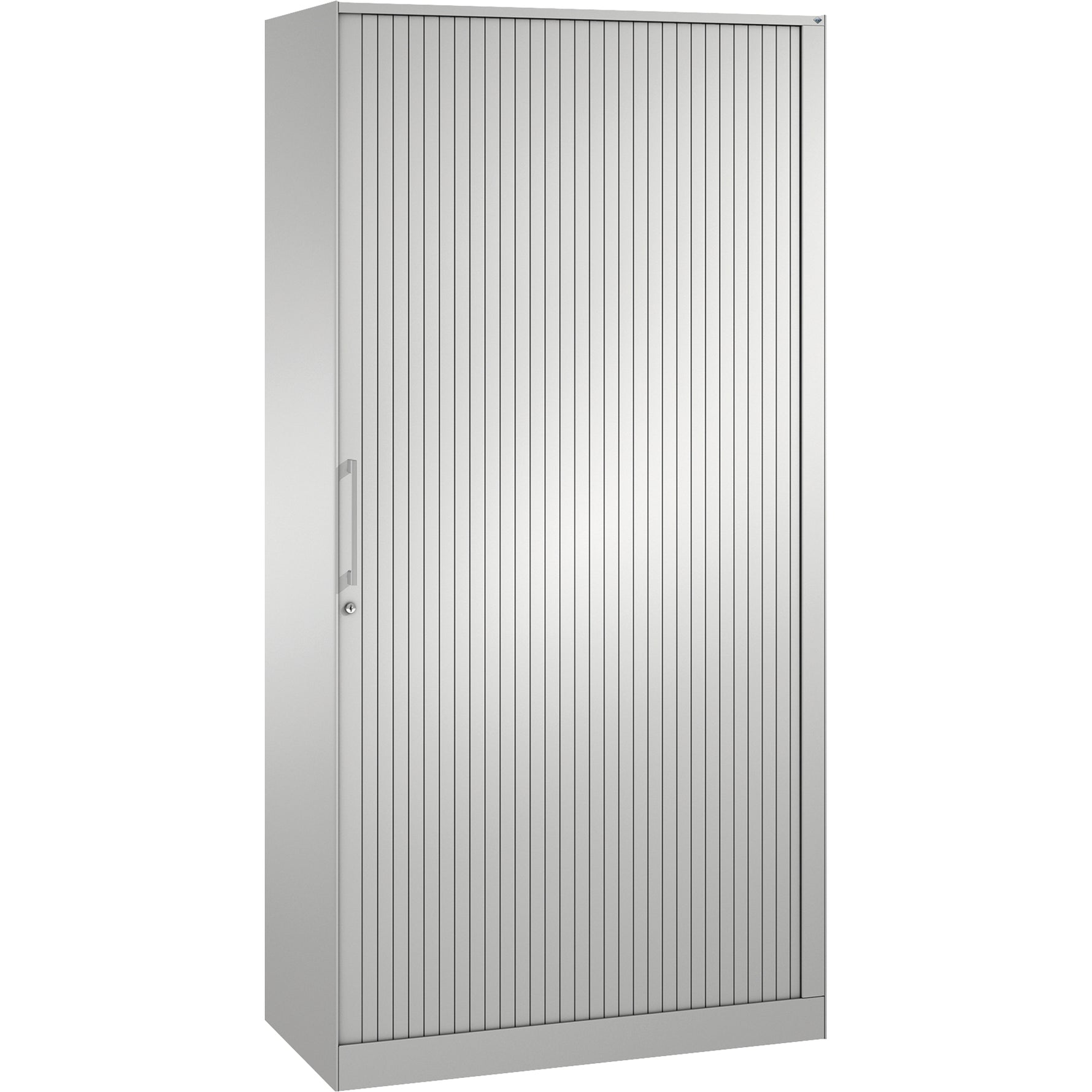 C+P Rollladenschrank Asisto 5 Ordnerhöhen 1.000 x 1.980 x 435 mm (B x H x T) lichtgrau