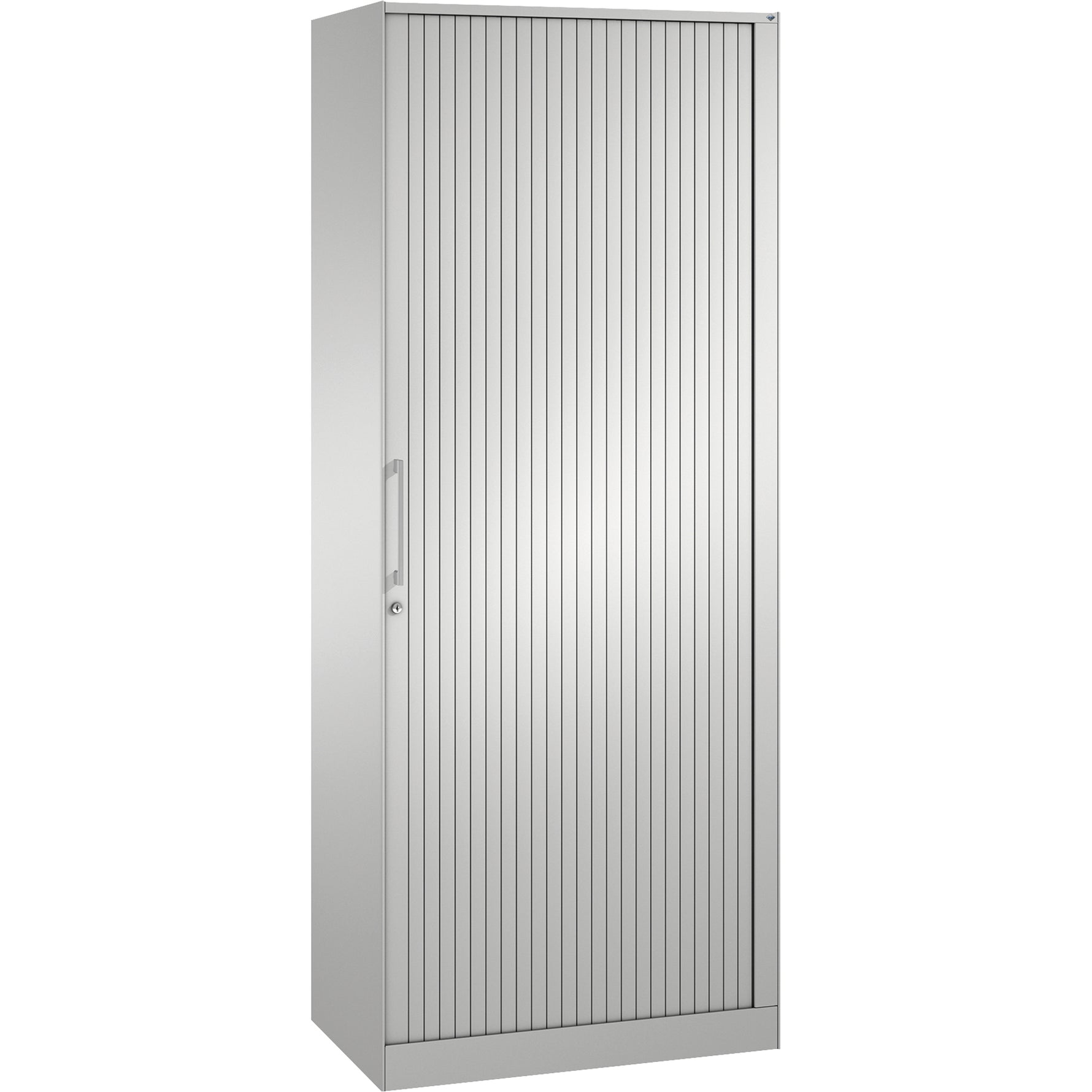 C+P Rollladenschrank Asisto 5 Ordnerhöhen 800 x 1.980 x 435 mm (B x H x T) lichtgrau