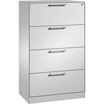 C+P Hängeregistraturschrank Asisto 2-bahnig lichtgrau