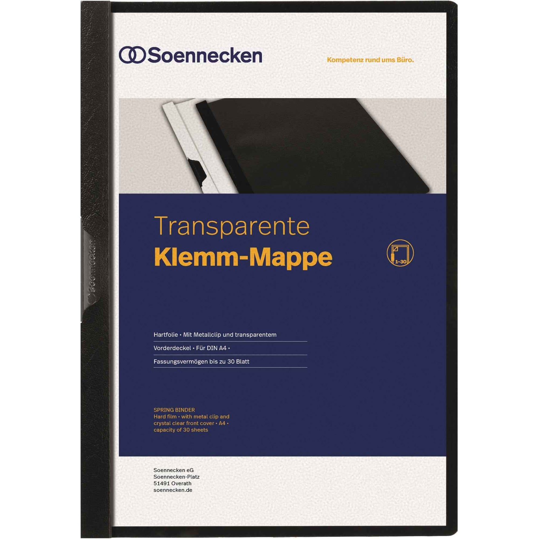 Soennecken Klemmmappe DIN A4