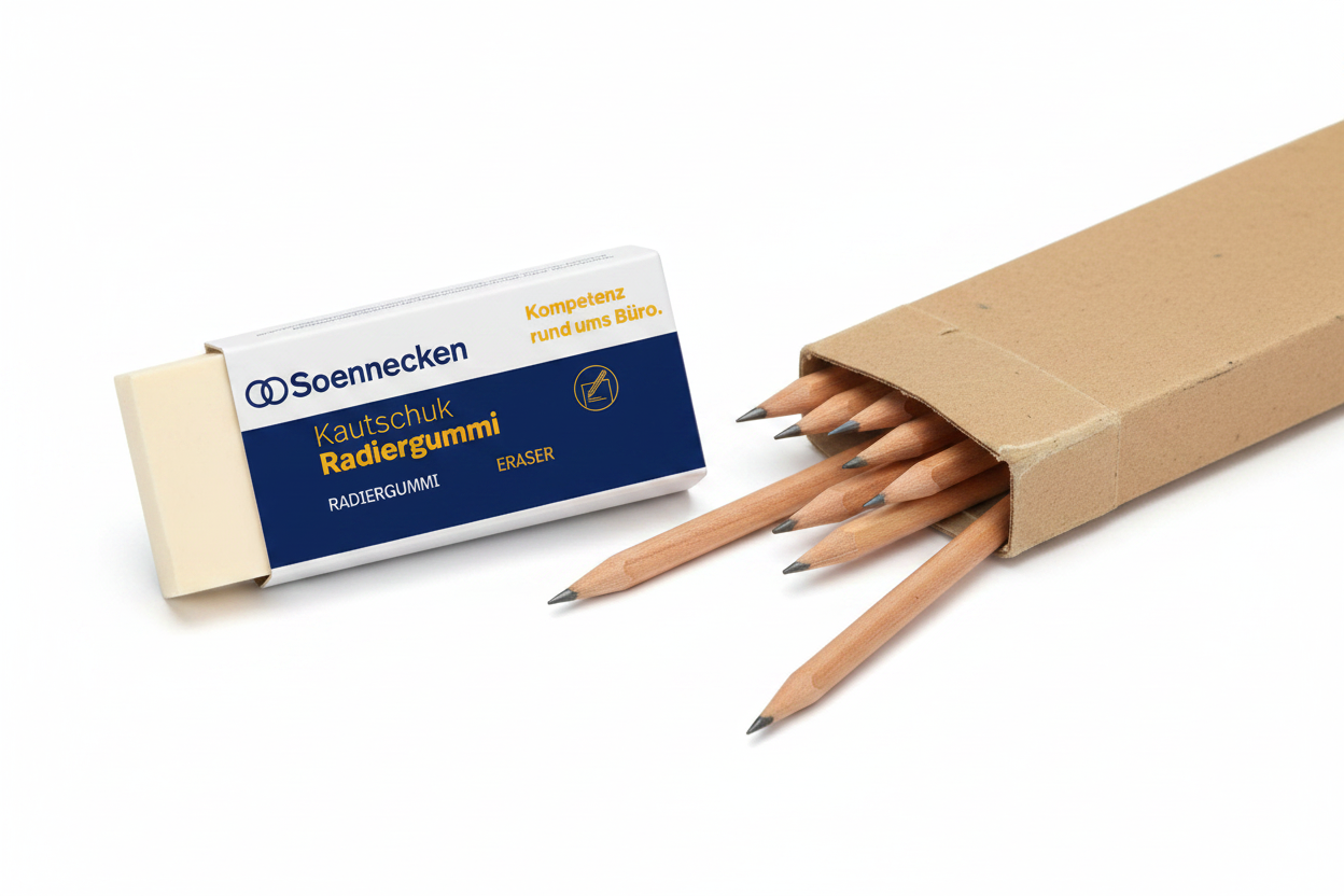 Soennecken Radierer – Präzise Korrektur für Büro, Schule und kreatives Arbeiten – Produktbild 2