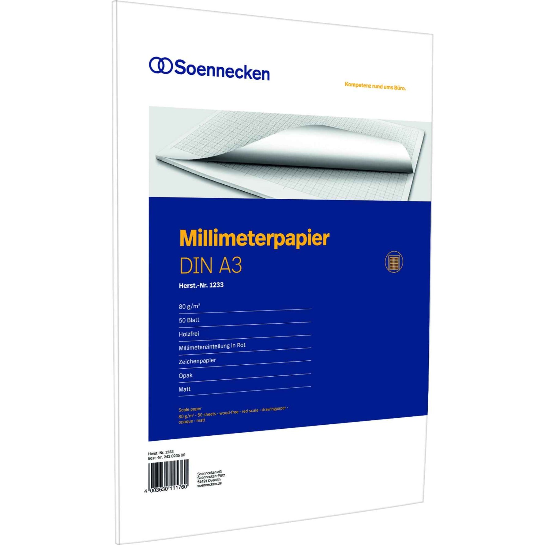 Soennecken Millimeterpapierblock