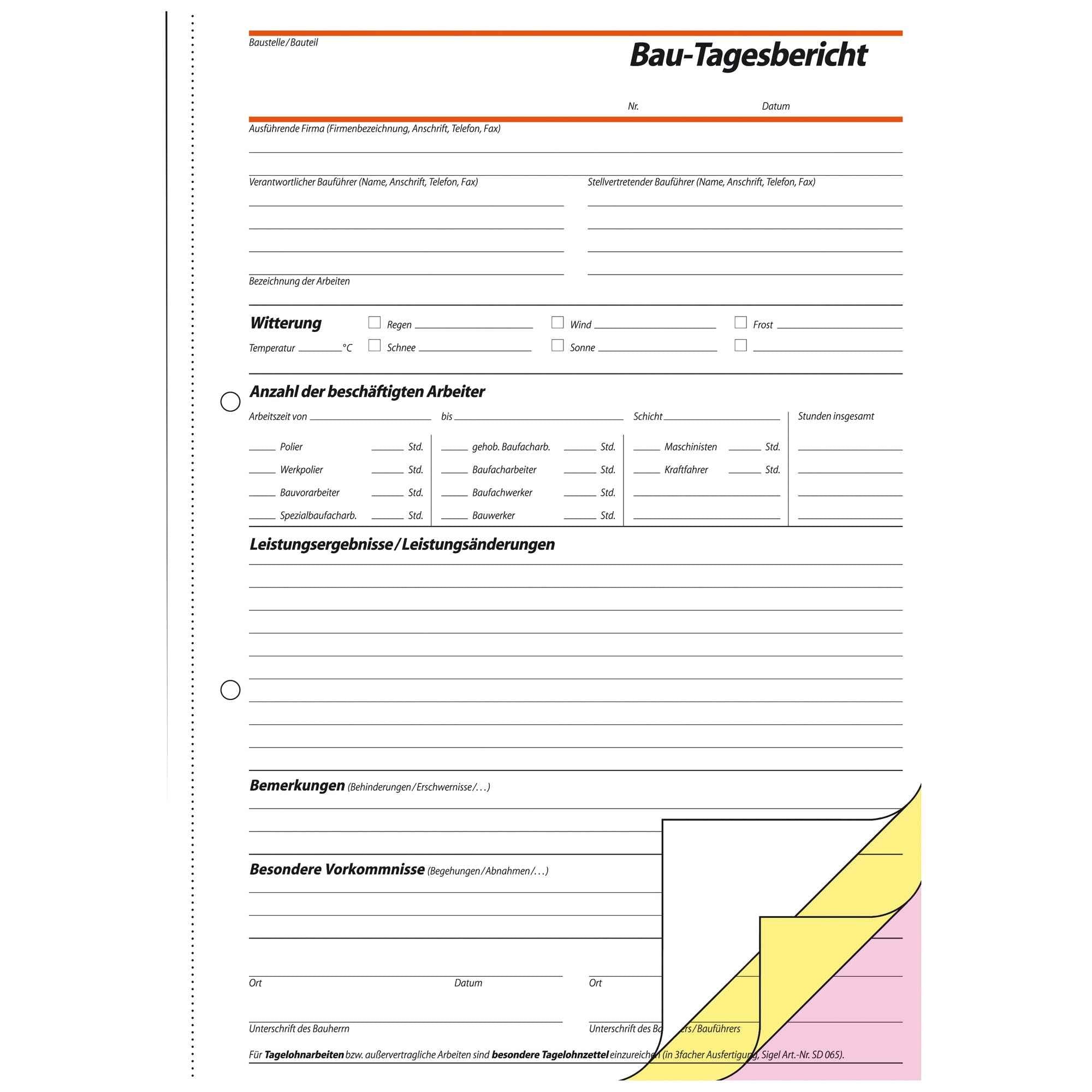 SIGEL Bautagebuch SD 063
