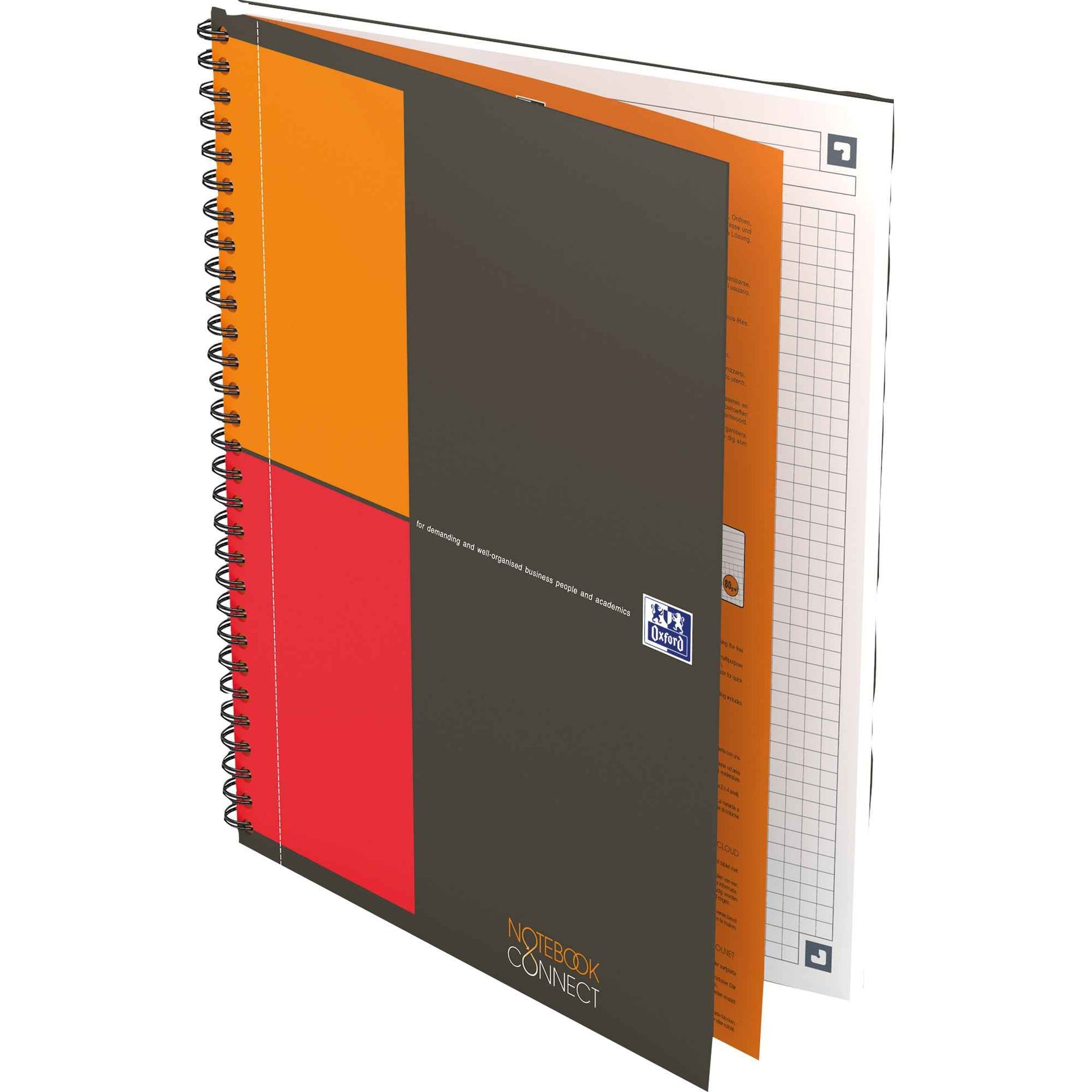 Oxford Collegeblock International Notebook Connect DIN B5 kariert