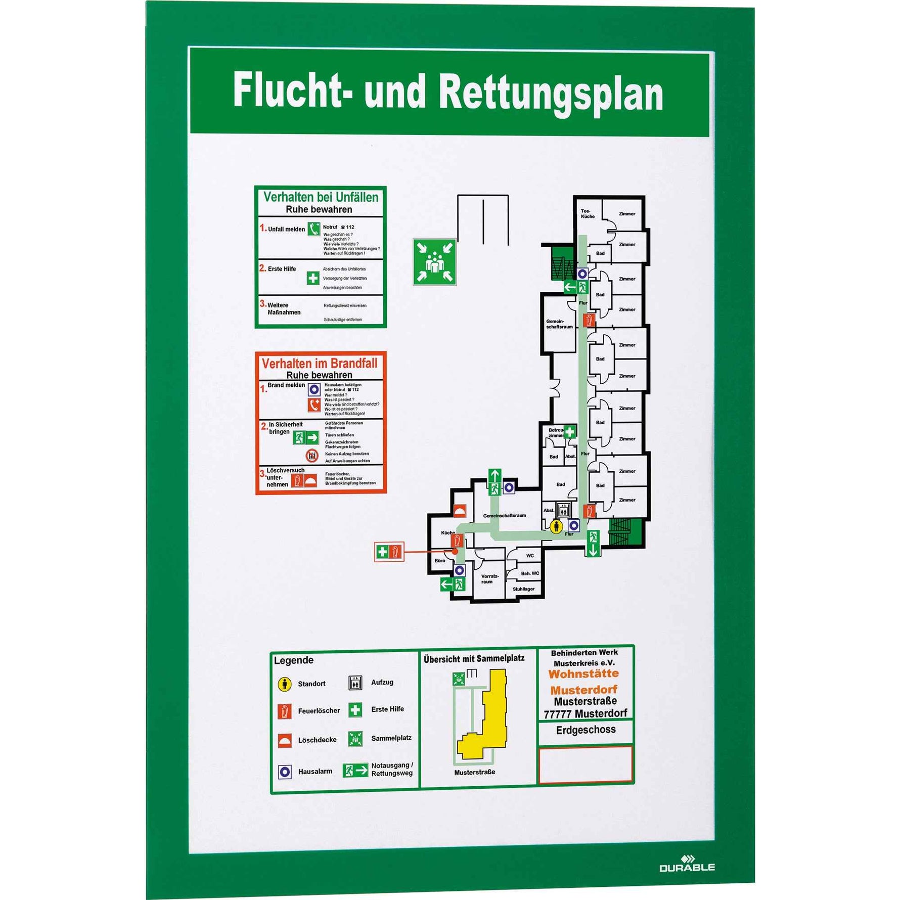 DURABLE Magnetrahmen DURAFRAME® DIN A4 2 St./Pack.