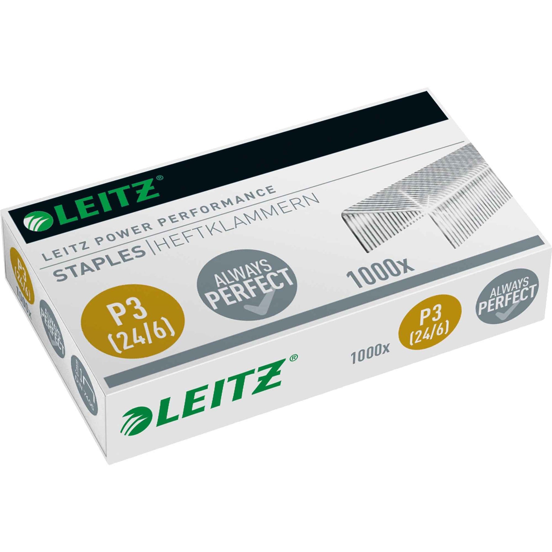 Leitz Heftklammer P3 24/6 1.000 St./Pack.