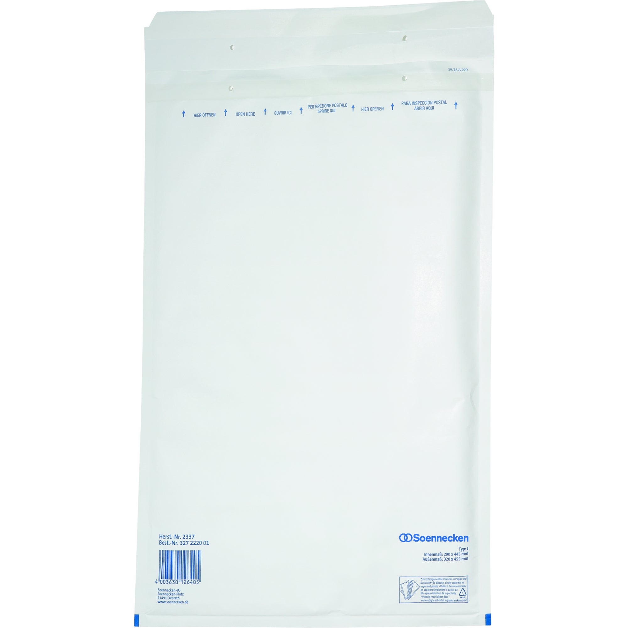 Soennecken Luftpolstertasche J/6 44 g - Wiepa Bürofachpartner